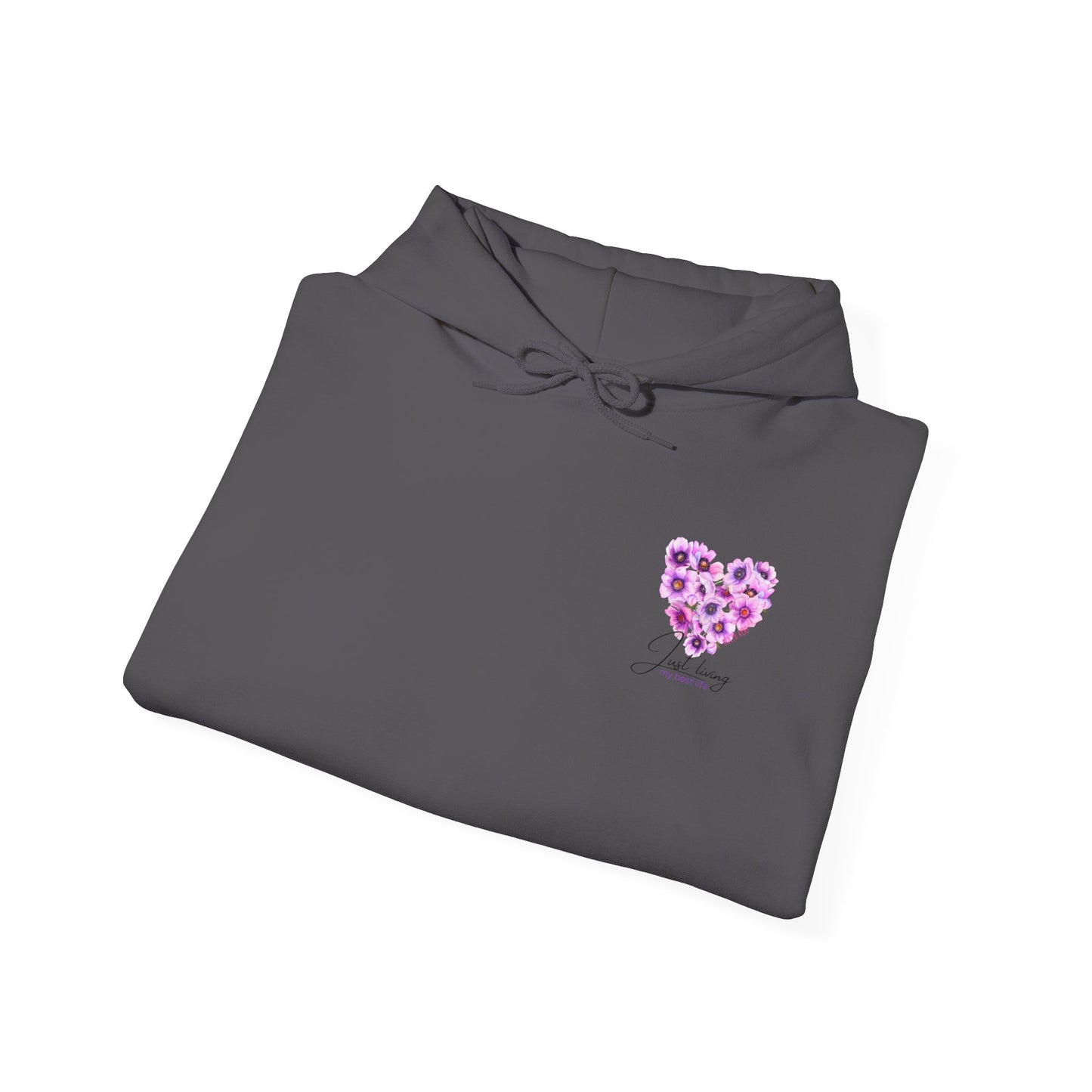 Floral Heart Unisex Hoodie - Cozy & Stylish Sweatshirt for Everyday Comfort