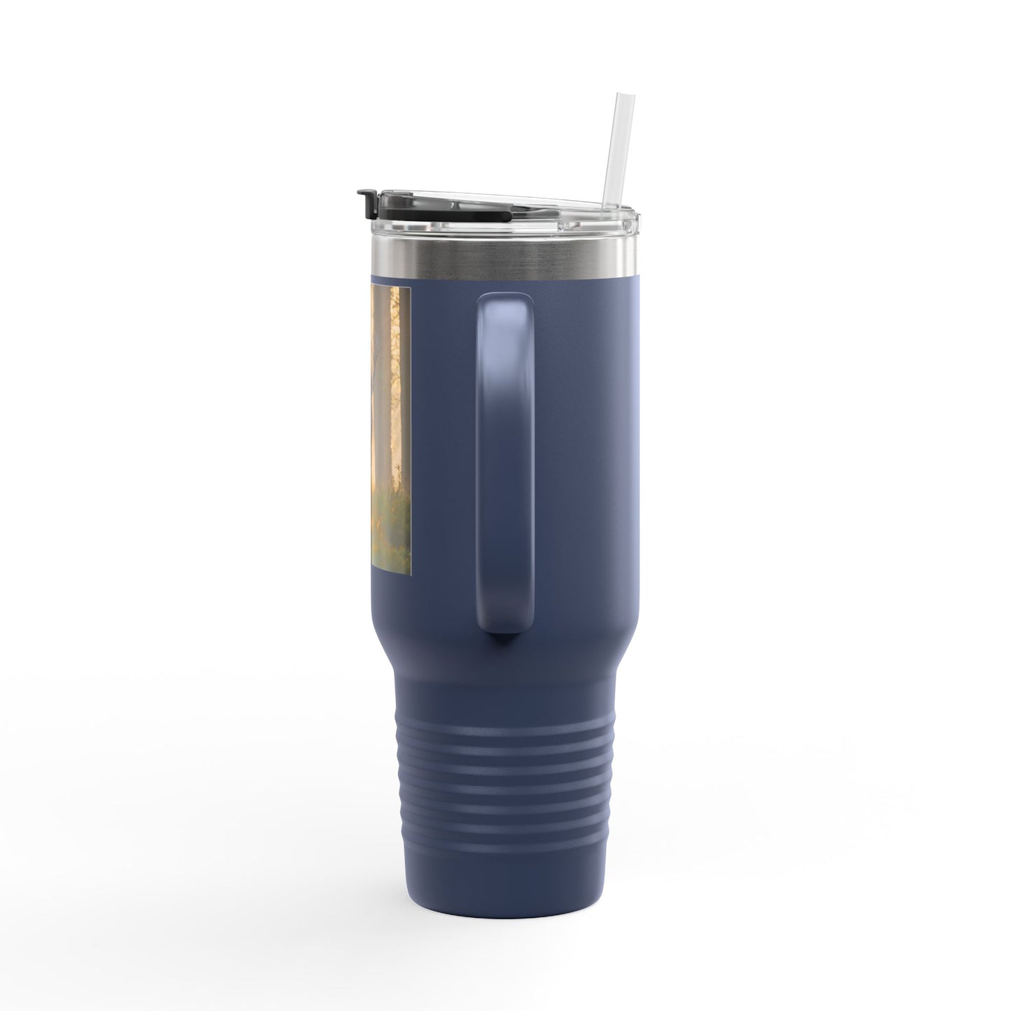 Wildlife Insulated Travel Mug - 40oz with Deer Design