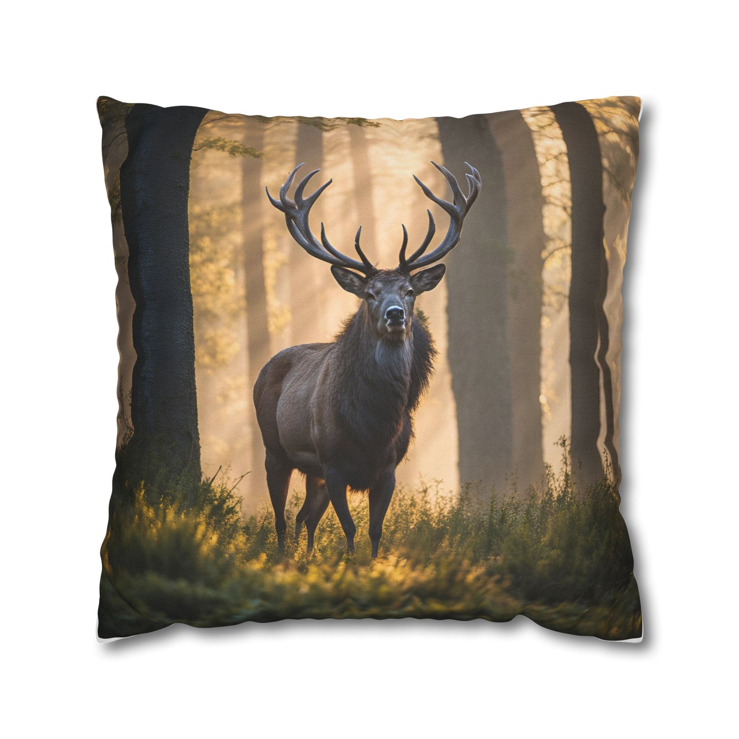 Majestic Deer Decorative Pillowcase - Nature-Inspired Home Decor
