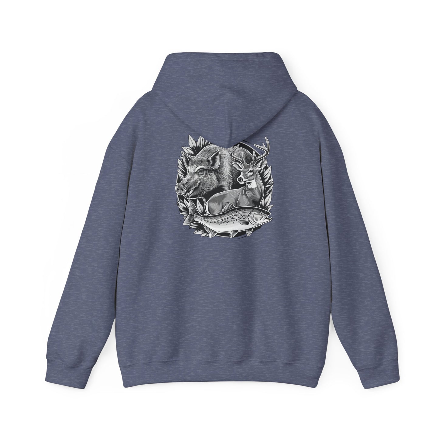 Kuchis Koo Wildlife Graphic Unisex Hoodie - Cozy, Artistic, Perfect for Outdoor Lovers