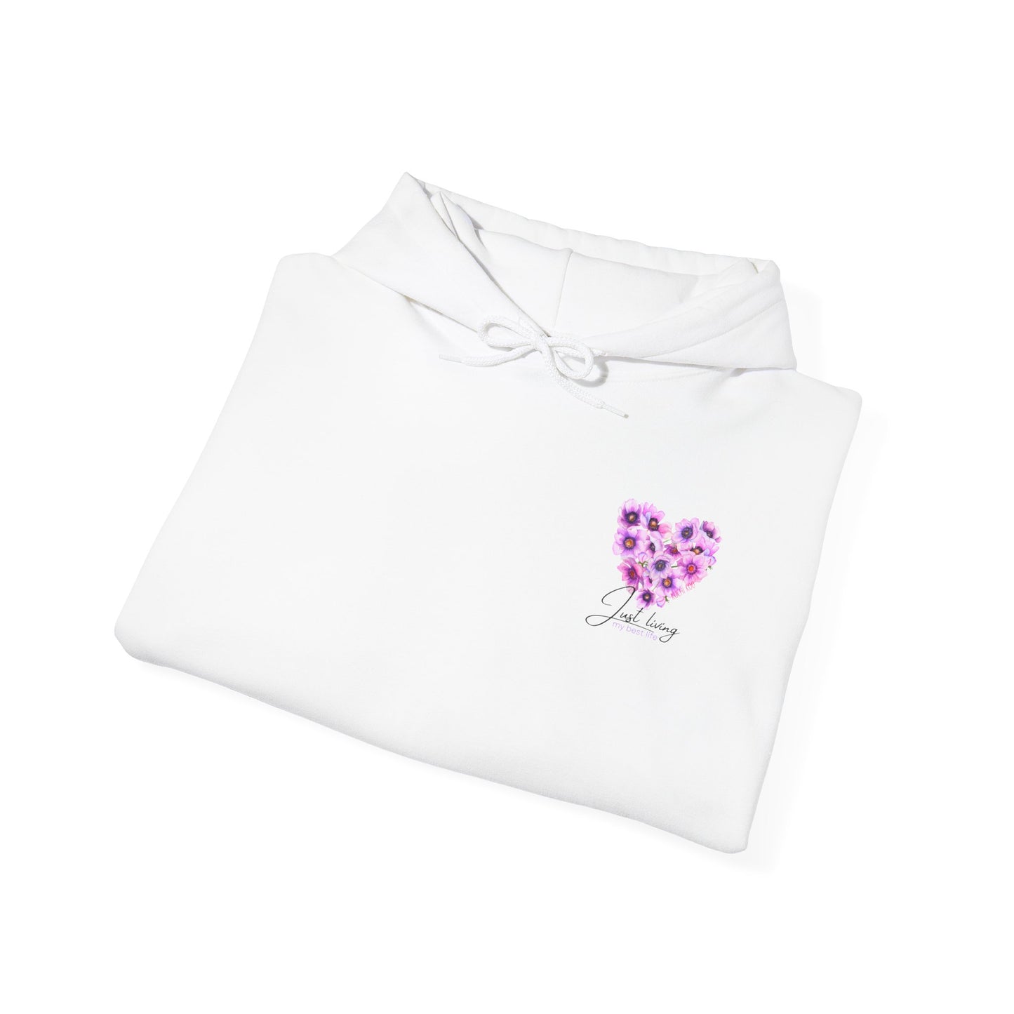 Floral Heart Unisex Hoodie - Cozy & Stylish Sweatshirt for Everyday Comfort