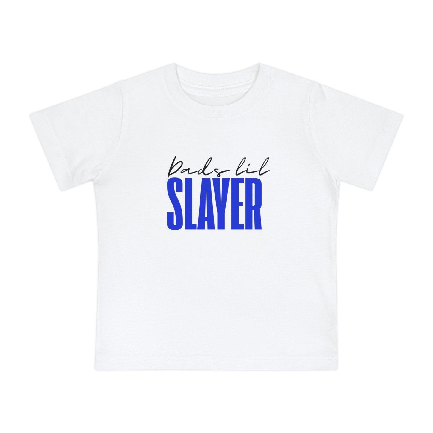 Bads Lil Slayer Baby Short Sleeve T-Shirt | Cute Animal Design