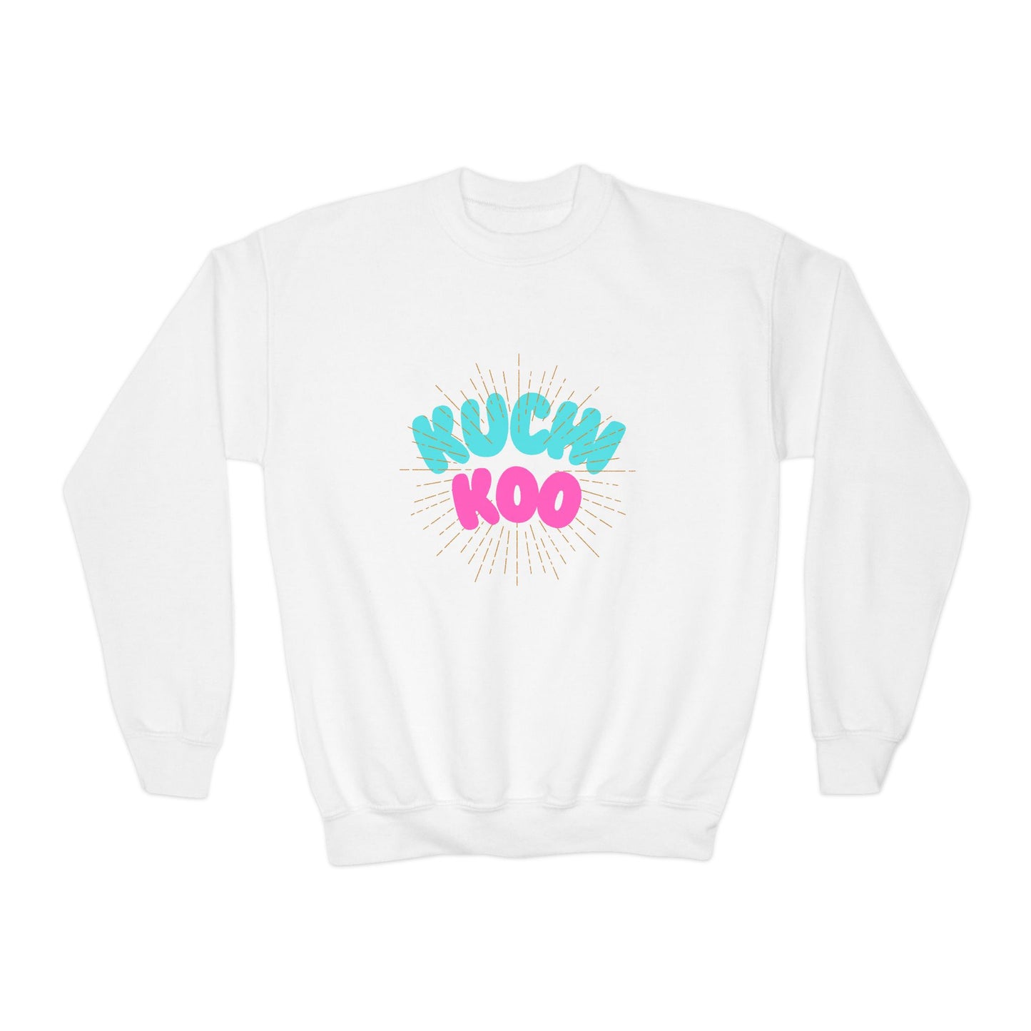 Youth Crewneck Sweatshirt - "Kucha Koo" Fun Graphic for Kids