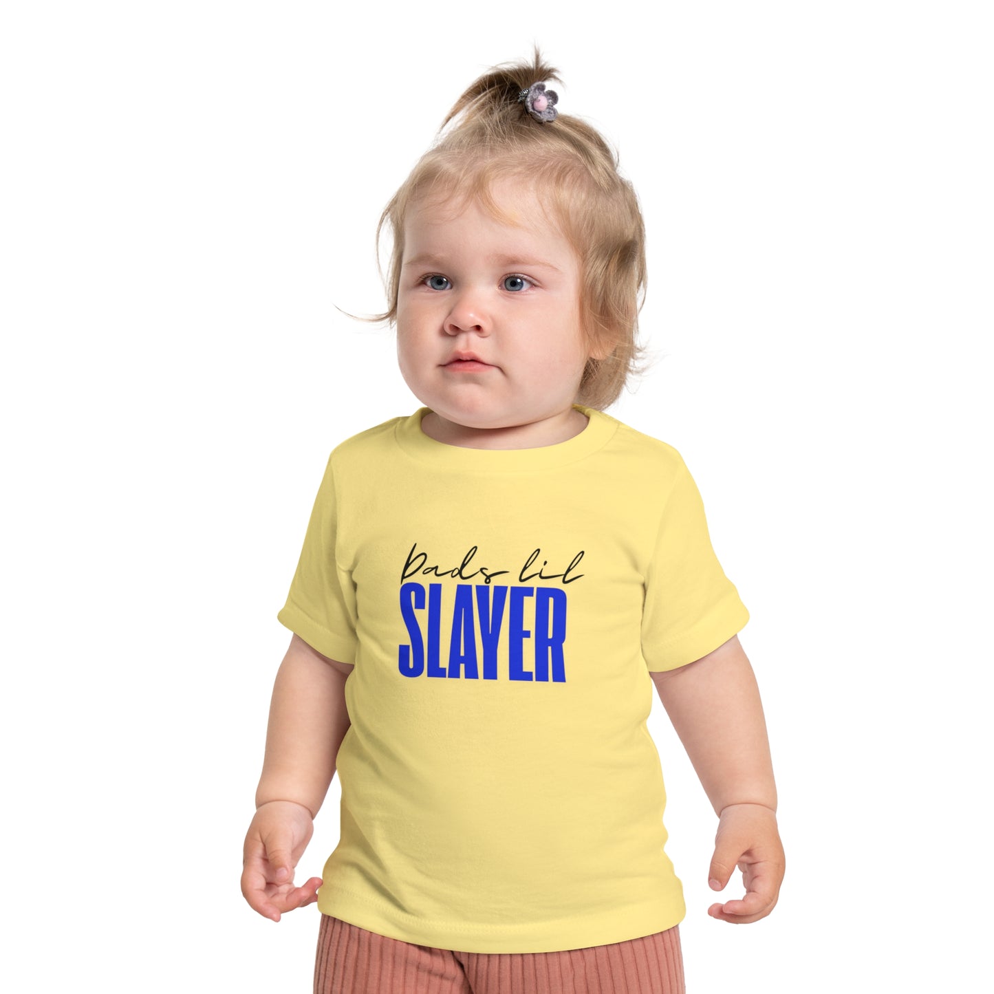 Bads Lil Slayer Baby Short Sleeve T-Shirt | Cute Animal Design