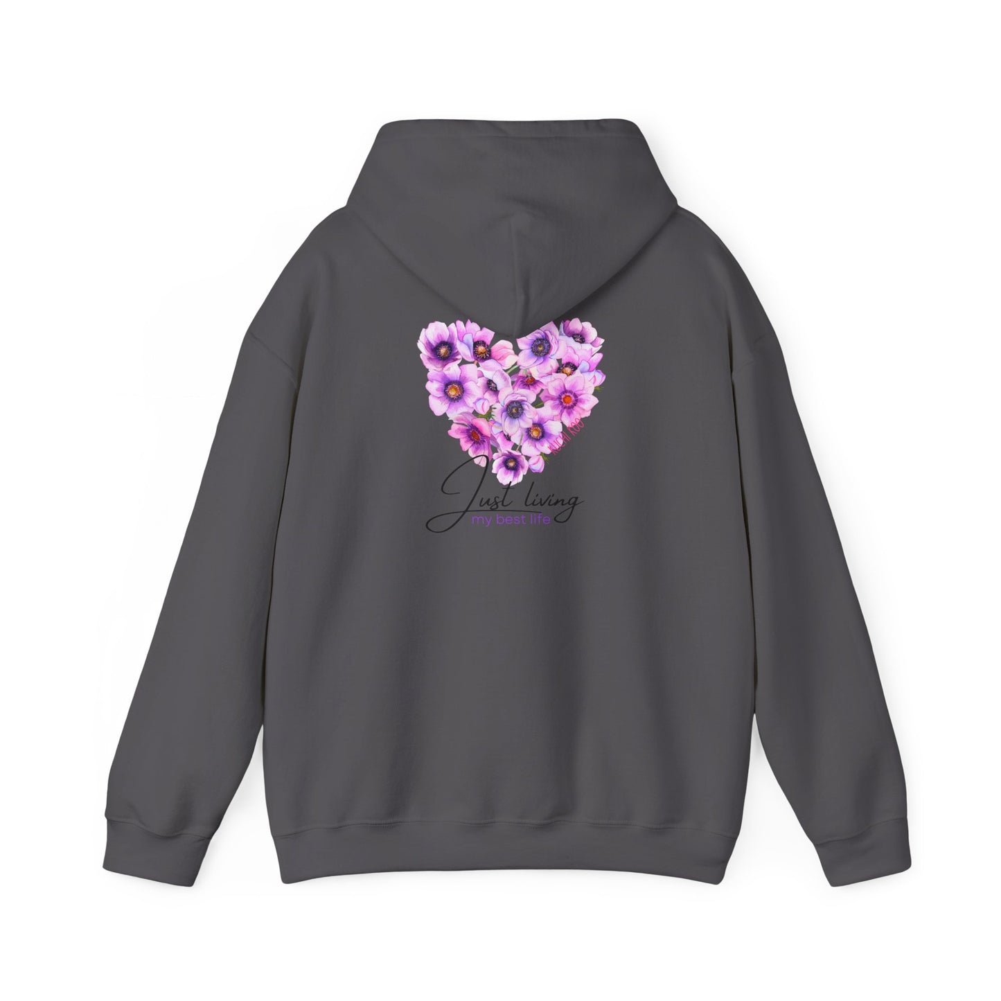 Floral Heart Unisex Hoodie - Cozy & Stylish Sweatshirt for Everyday Comfort