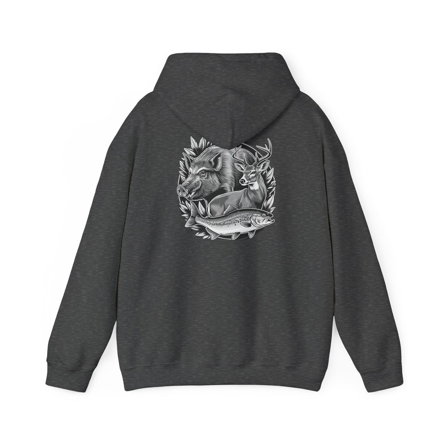 Kuchis Koo Wildlife Graphic Unisex Hoodie - Cozy, Artistic, Perfect for Outdoor Lovers