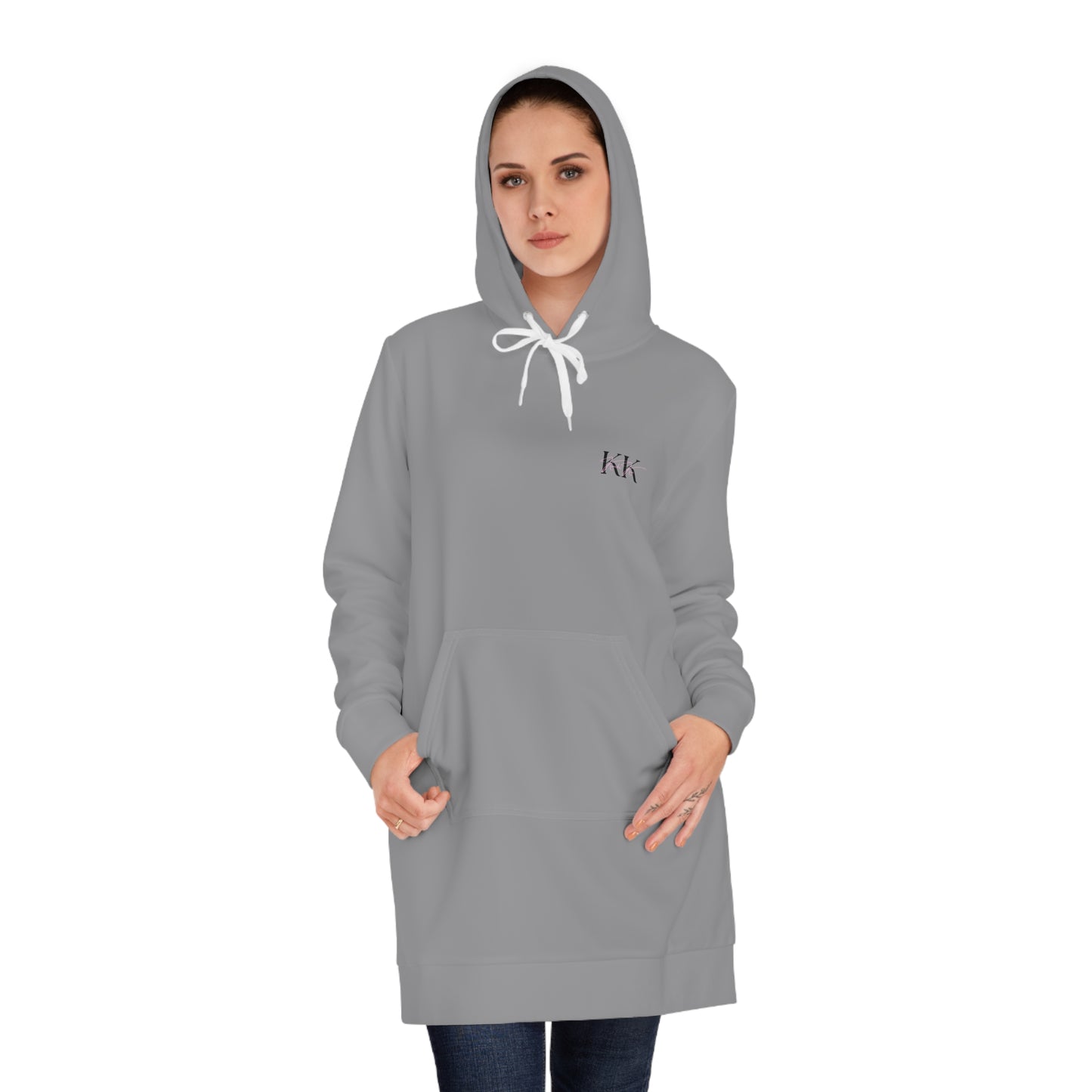 Women's Butterfly Graphic Hoodie Dress - Cozy Casual Fashion