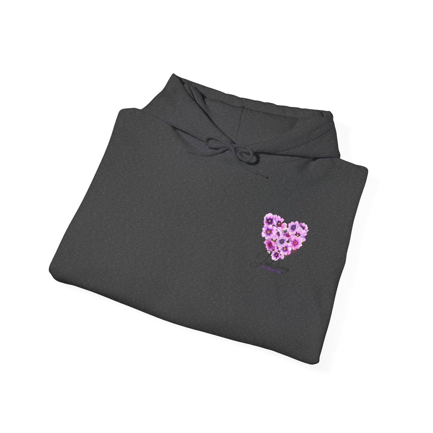 Floral Heart Unisex Hoodie - Cozy & Stylish Sweatshirt for Everyday Comfort