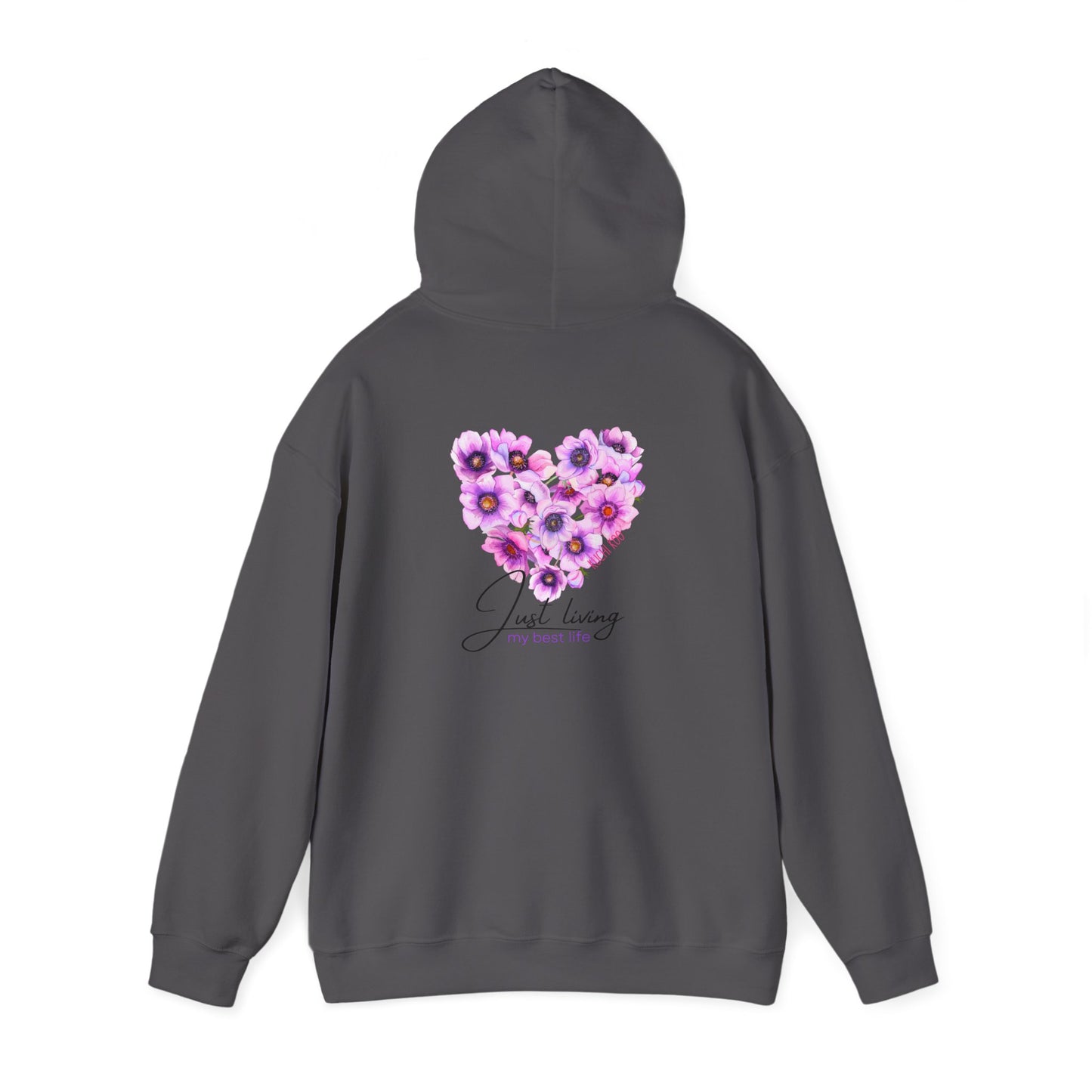 Floral Heart Unisex Hoodie - Cozy & Stylish Sweatshirt for Everyday Comfort