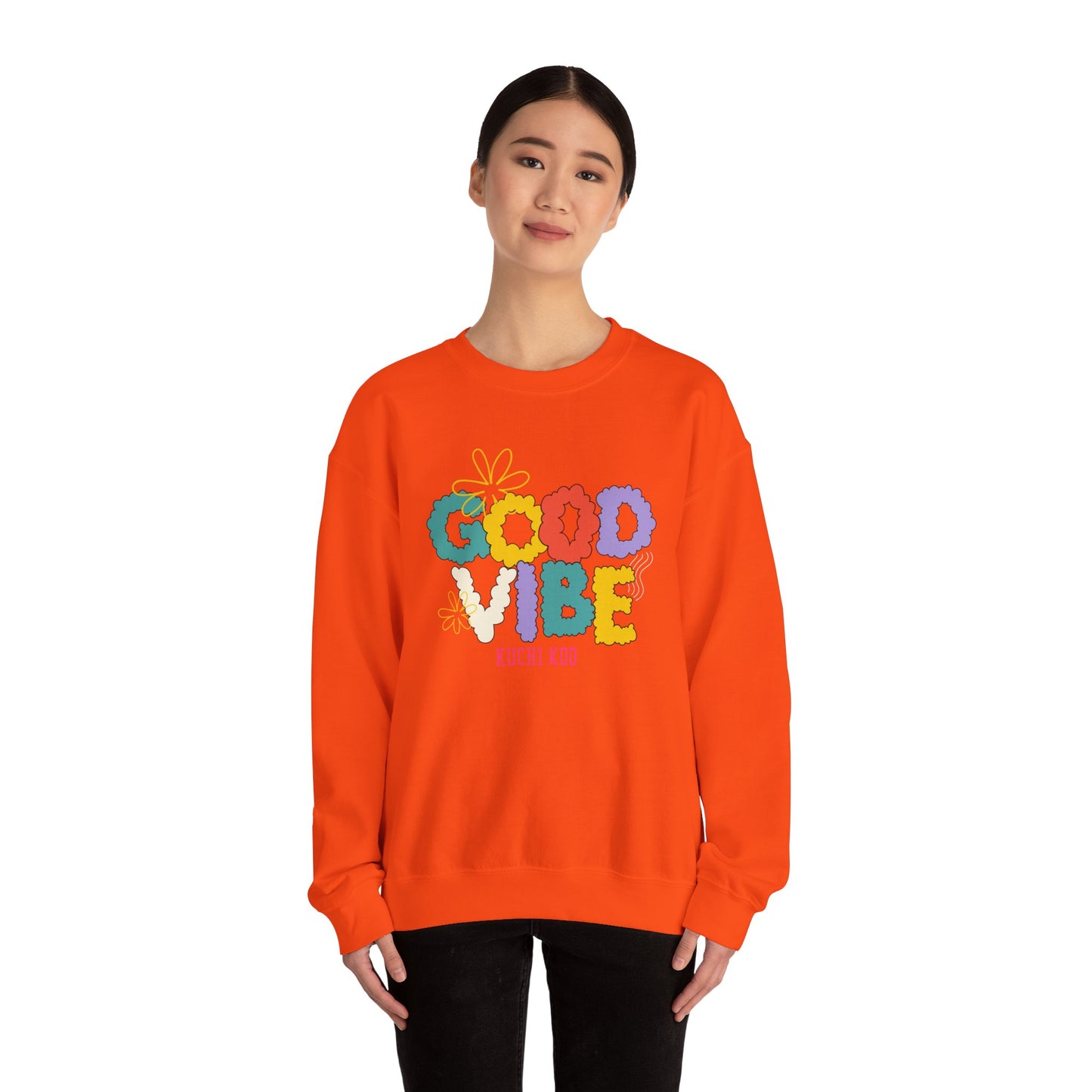 Good Vibe Unisex Heavy Blend™ Crewneck Sweatshirt