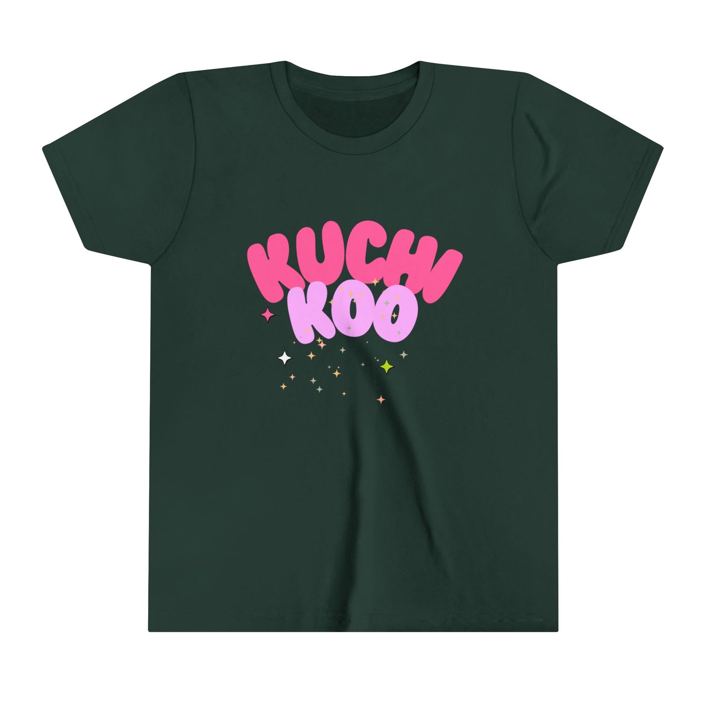 KUCHI KOO Youth Short Sleeve Tee - Fun & Colorful T-Shirt for Kids