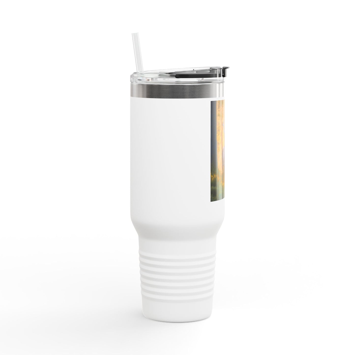 Wildlife Insulated Travel Mug - 40oz with Deer Design