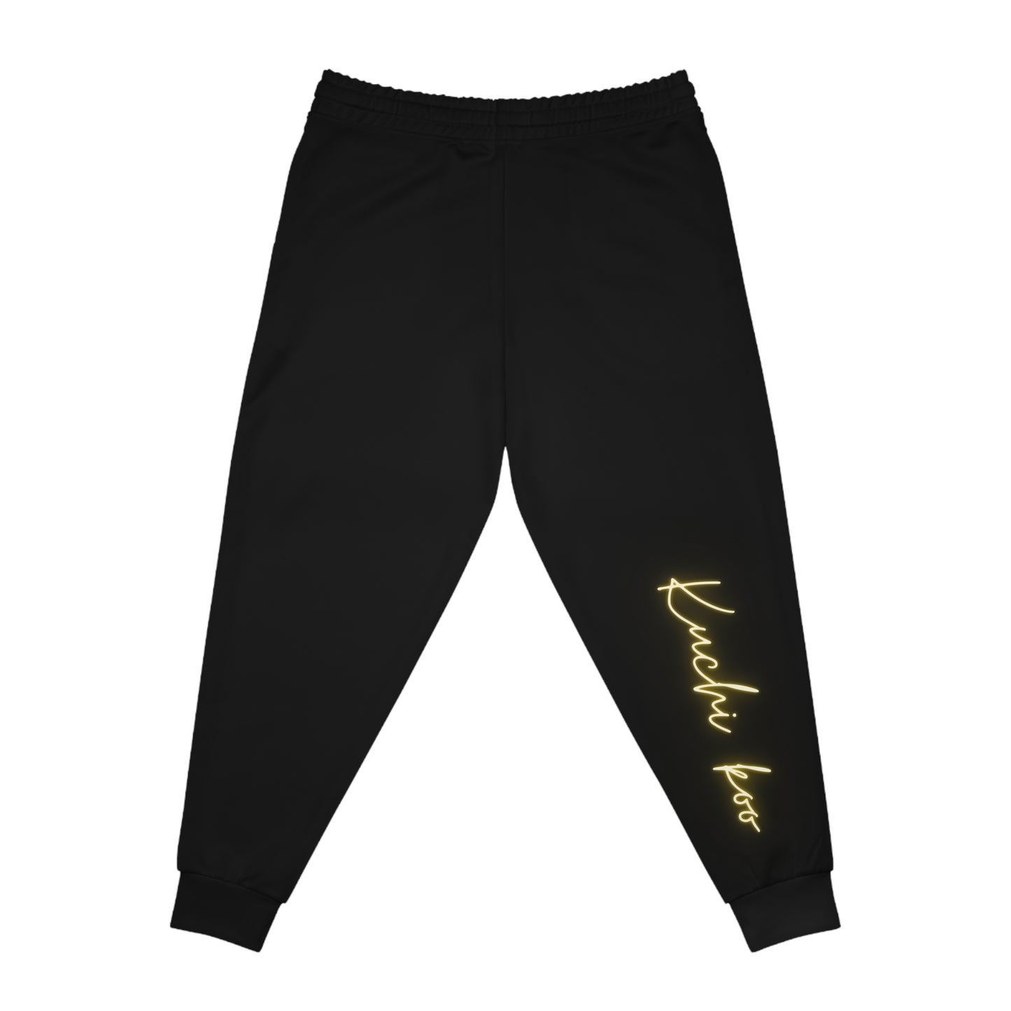 Kuchi Koo Athletic Joggers - Comfortable Black Joggers for Trendy Athletes