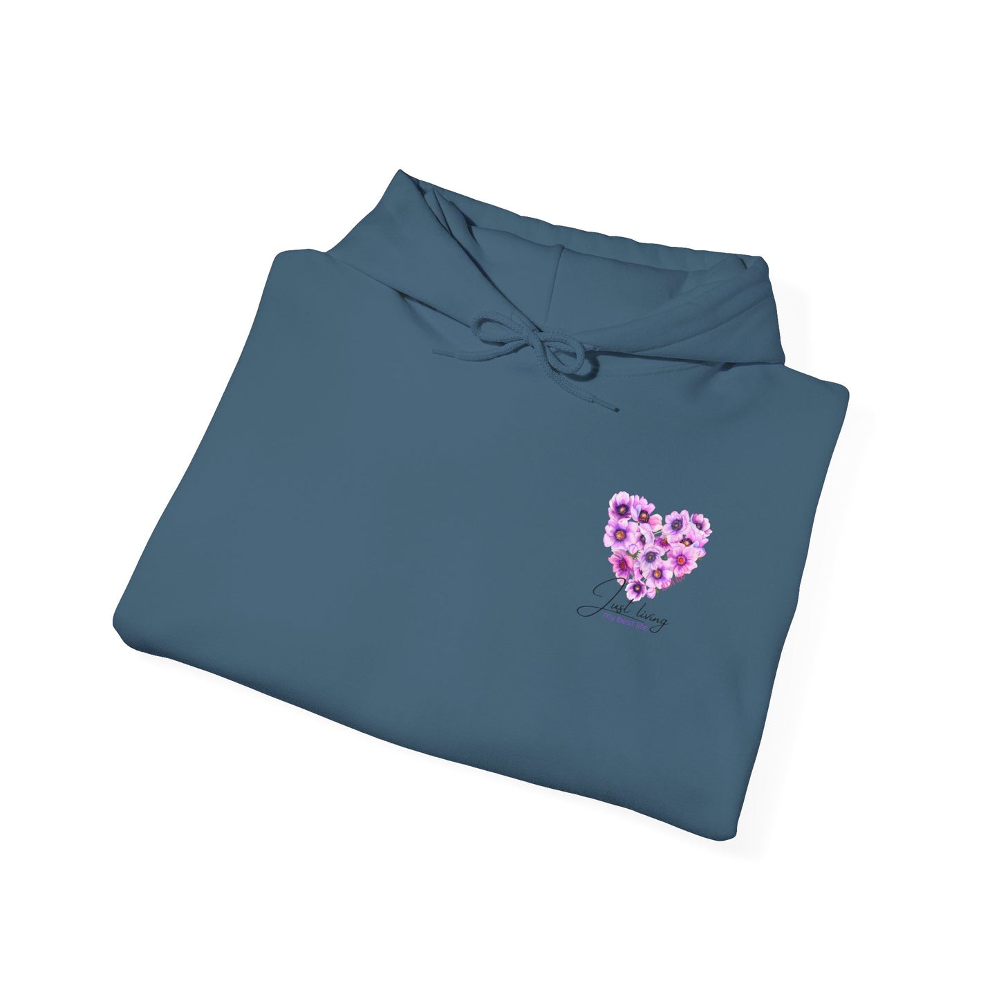 Floral Heart Unisex Hoodie - Cozy & Stylish Sweatshirt for Everyday Comfort