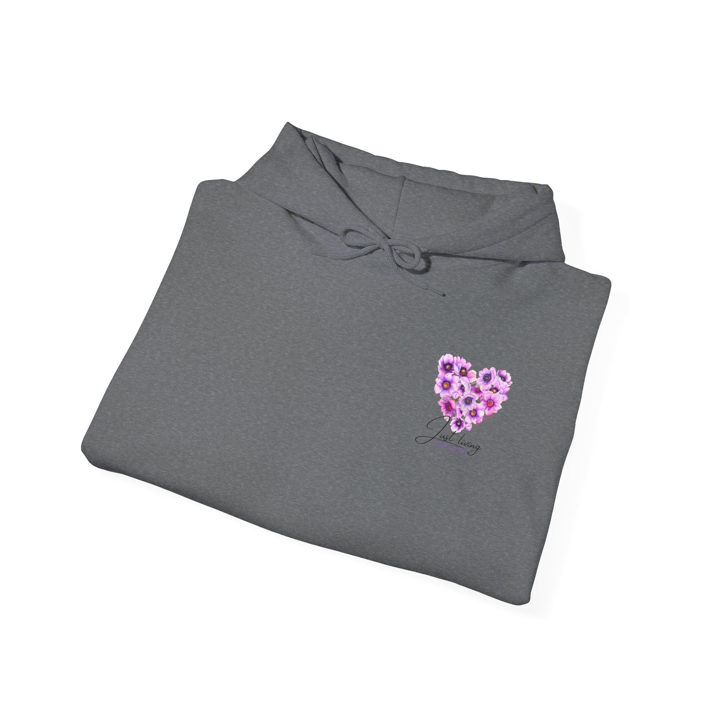 Floral Heart Unisex Hoodie - Cozy & Stylish Sweatshirt for Everyday Comfort