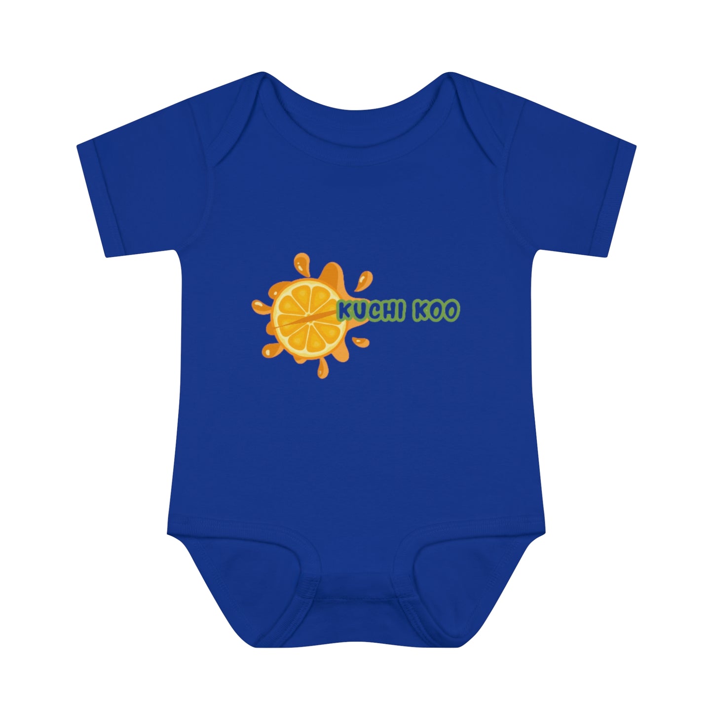 Kuchi Koo Citrus Infant Bodysuit - Cute Baby Rib Onesie