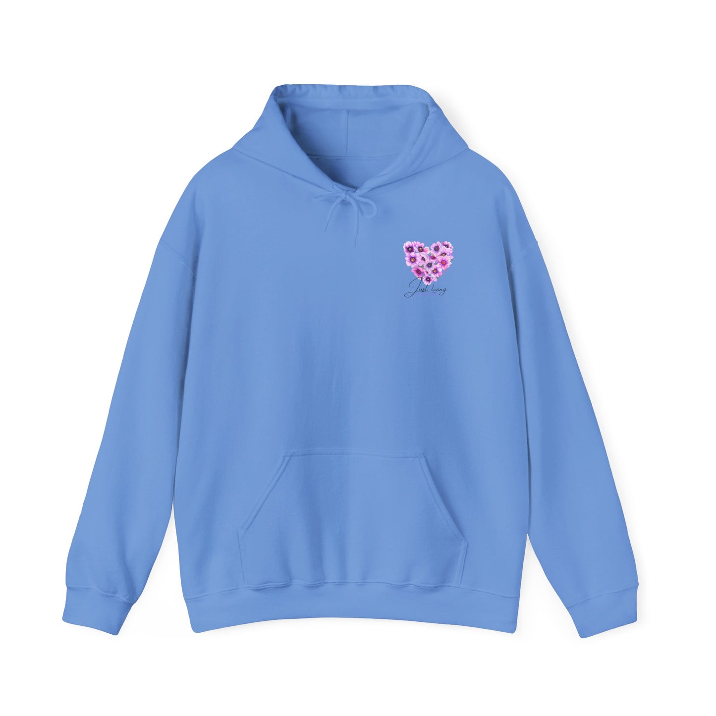 Floral Heart Unisex Hoodie - Cozy & Stylish Sweatshirt for Everyday Comfort