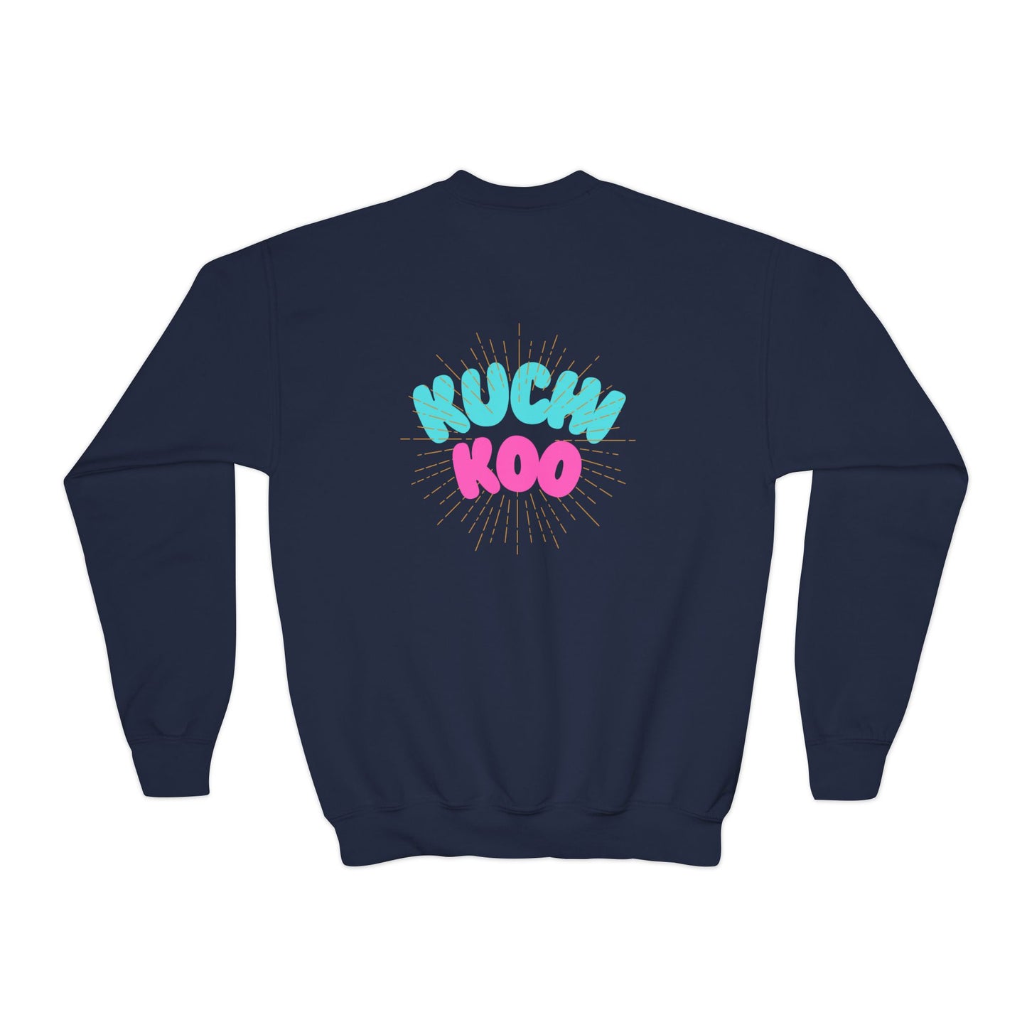 Youth Crewneck Sweatshirt - "Kucha Koo" Fun Graphic for Kids