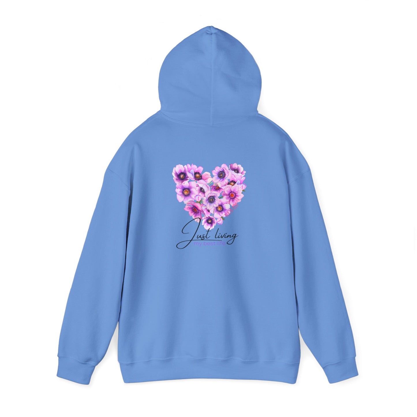Floral Heart Unisex Hoodie - Cozy & Stylish Sweatshirt for Everyday Comfort
