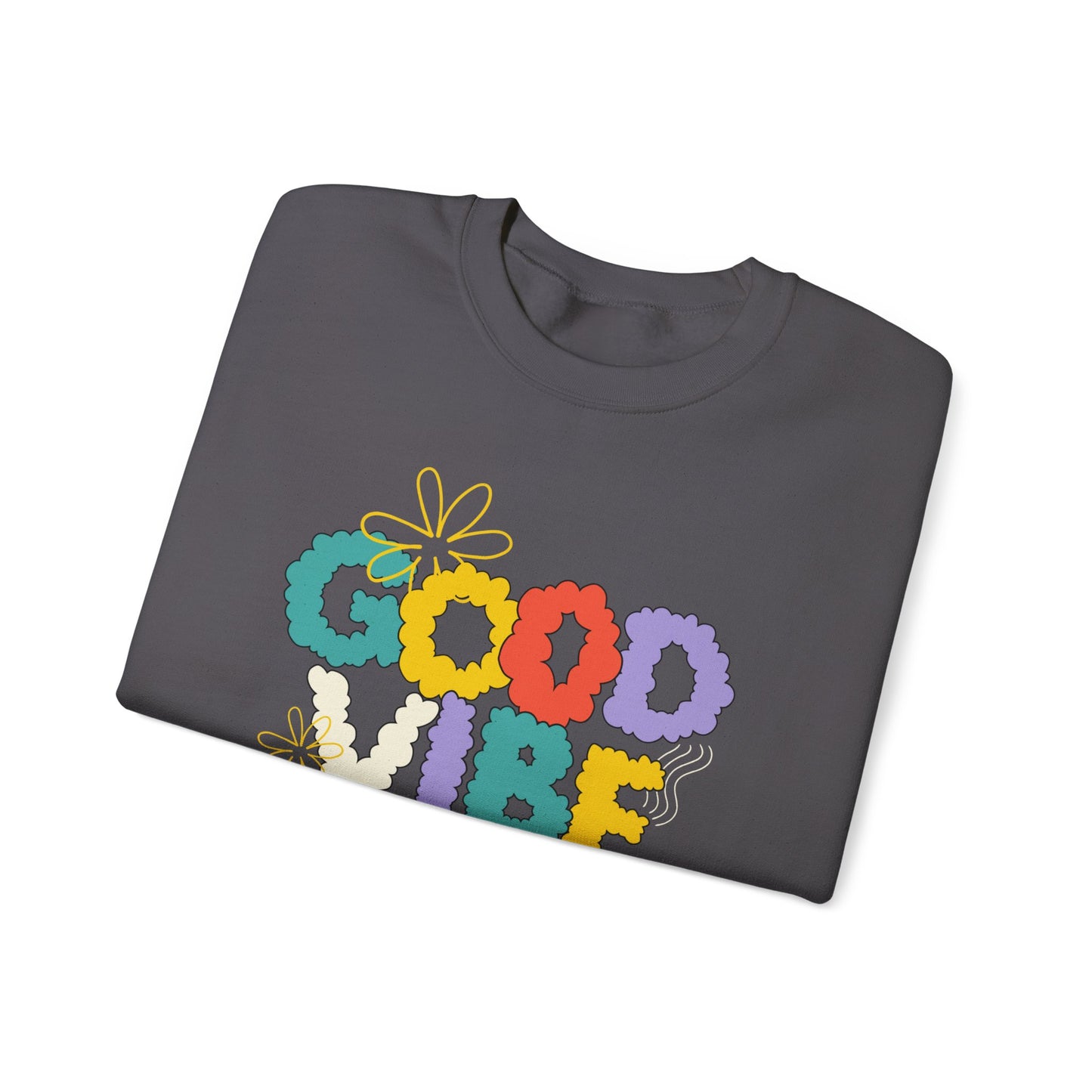 Good Vibe Unisex Heavy Blend™ Crewneck Sweatshirt
