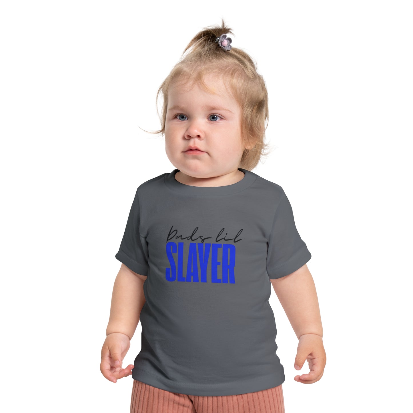 Bads Lil Slayer Baby Short Sleeve T-Shirt | Cute Animal Design
