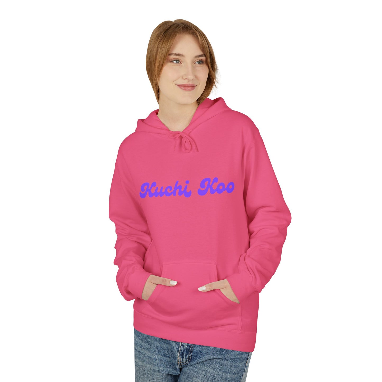 Cozy ‘Kuchi Koo’ Unisex Fleece Hoodie | Fun & Relaxed Style