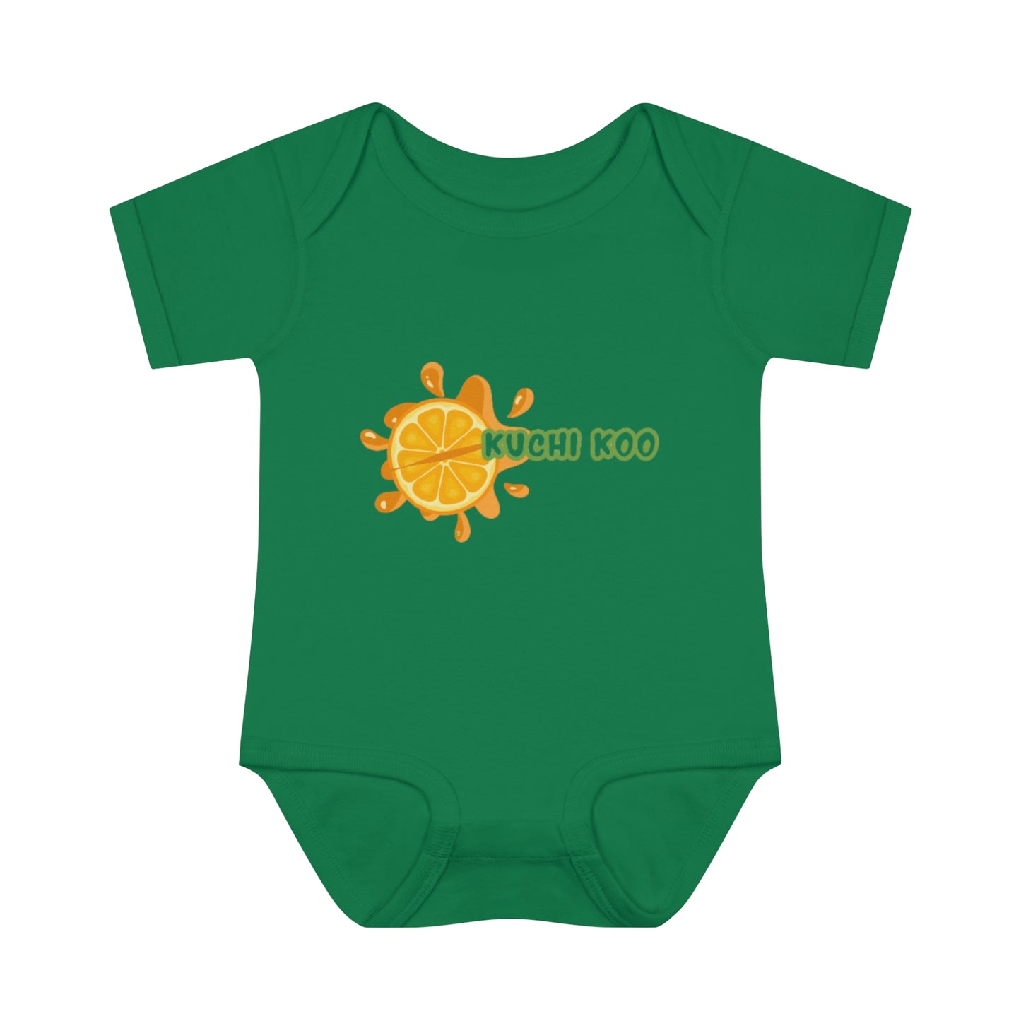 Kuchi Koo Citrus Infant Bodysuit - Cute Baby Rib Onesie
