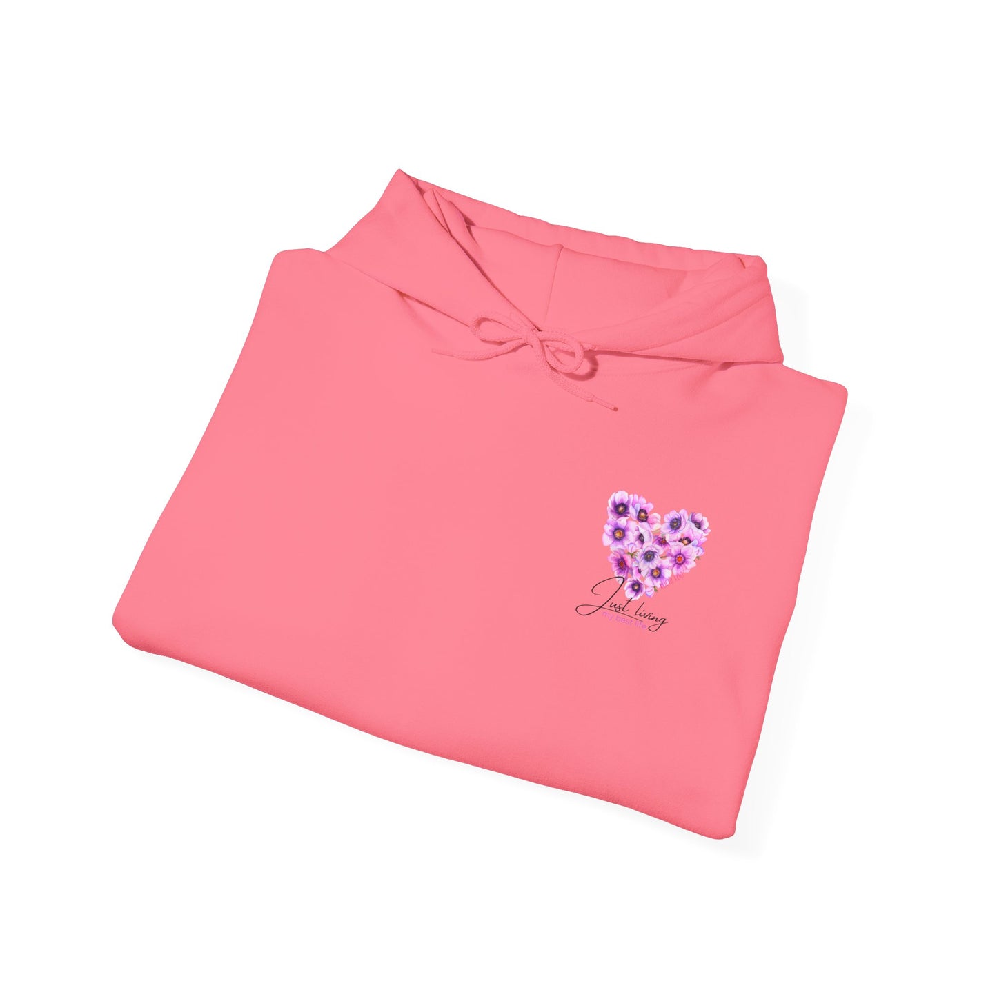Floral Heart Unisex Hoodie - Cozy & Stylish Sweatshirt for Everyday Comfort