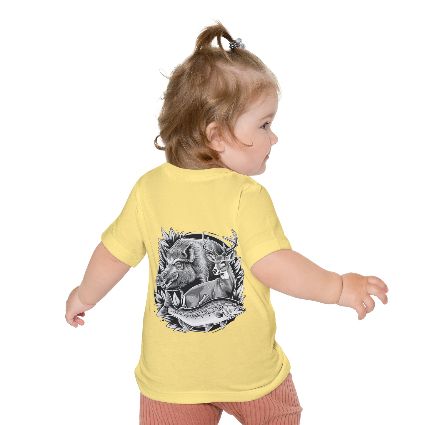 Bads Lil Slayer Baby Short Sleeve T-Shirt | Cute Animal Design