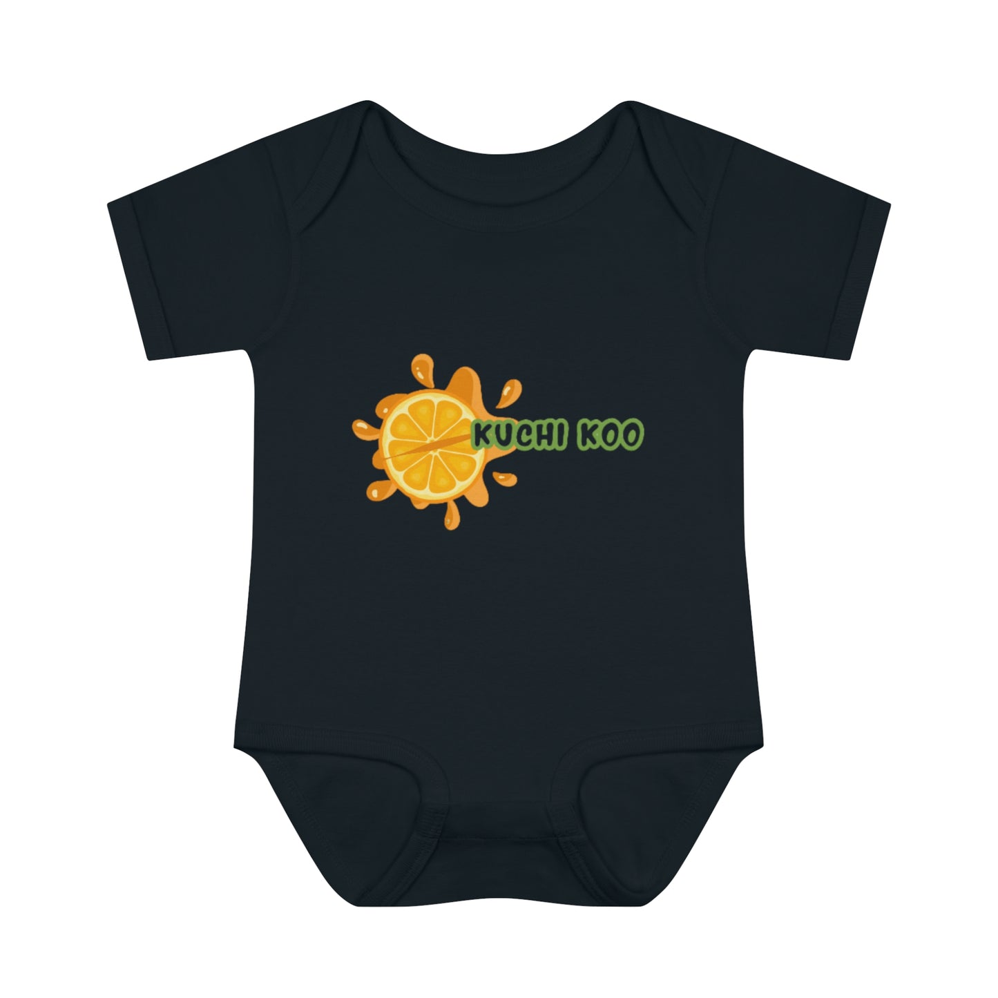 Kuchi Koo Citrus Infant Bodysuit - Cute Baby Rib Onesie