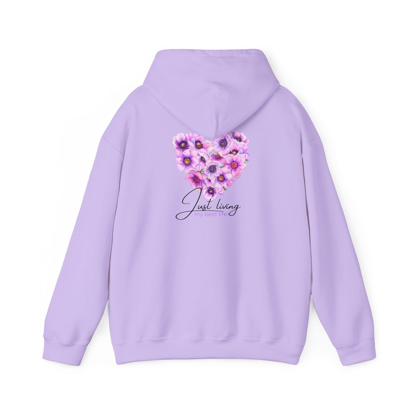 Floral Heart Unisex Hoodie - Cozy & Stylish Sweatshirt for Everyday Comfort