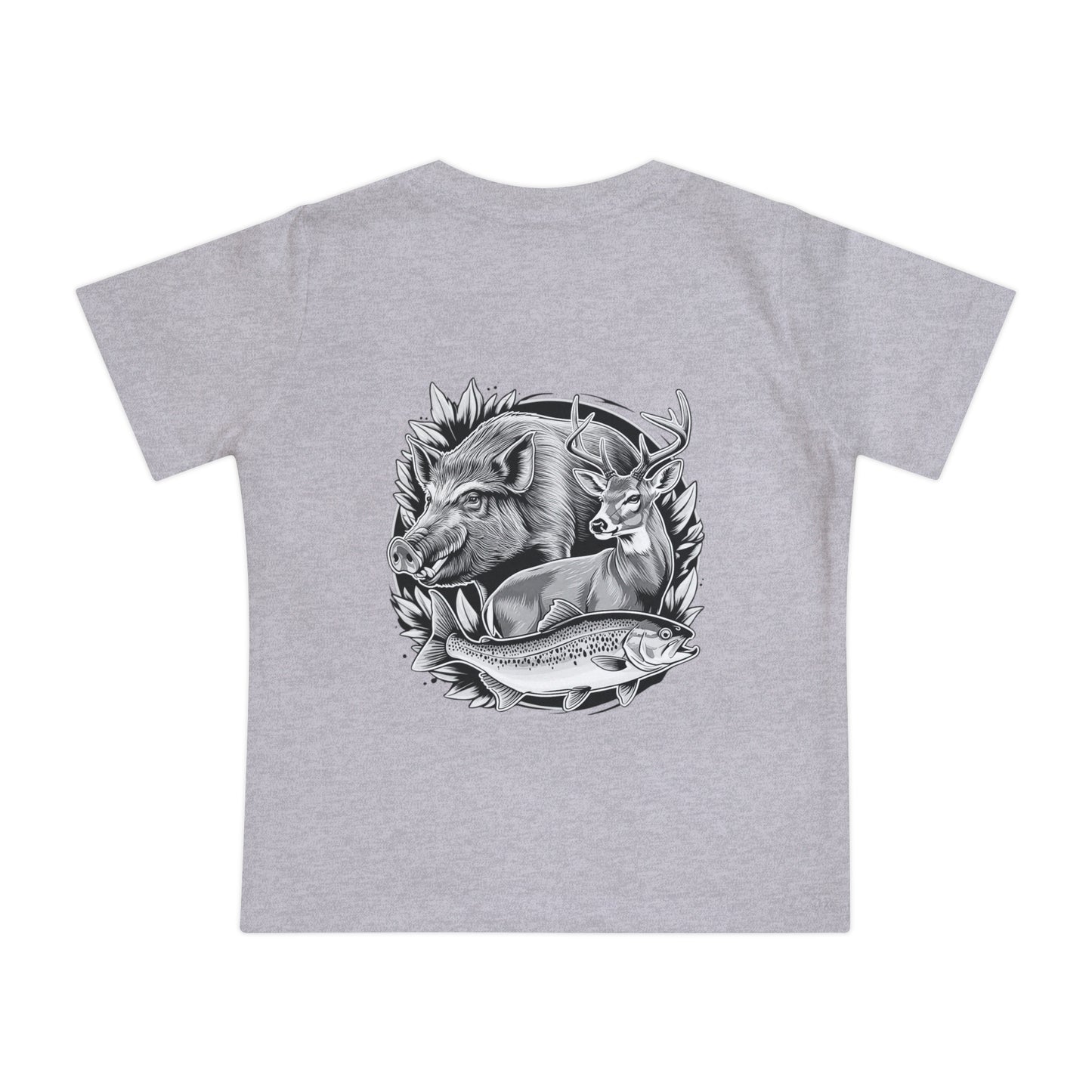 Bads Lil Slayer Baby Short Sleeve T-Shirt | Cute Animal Design