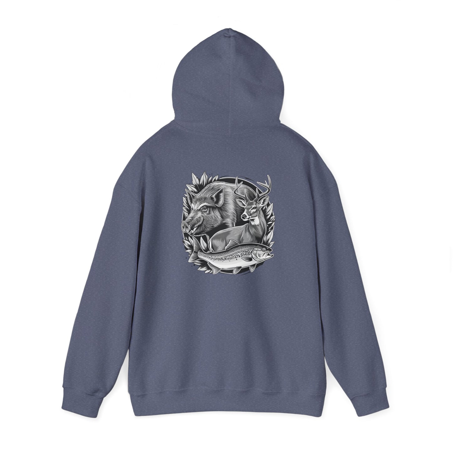 Kuchis Koo Wildlife Graphic Unisex Hoodie - Cozy, Artistic, Perfect for Outdoor Lovers