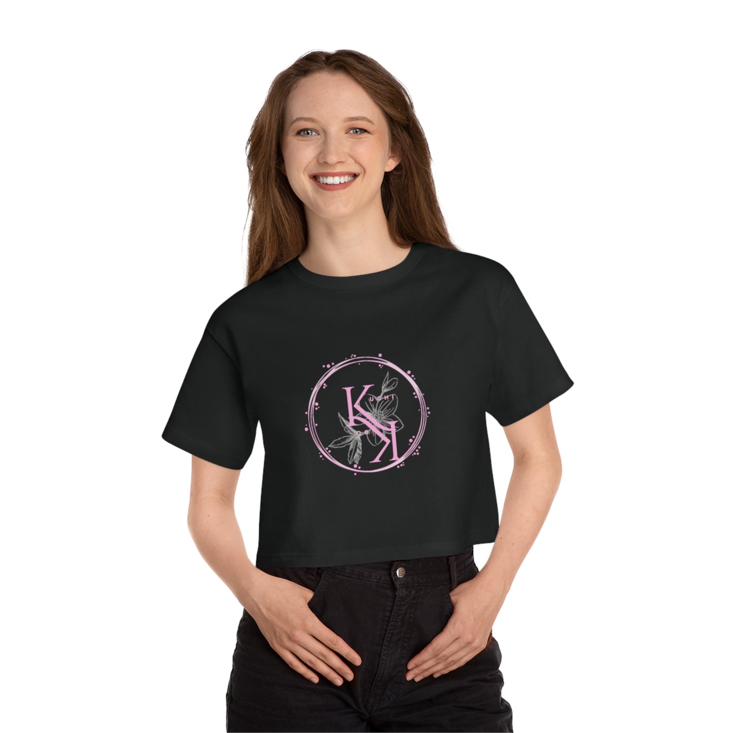 Heritage Floral Cropped T-Shirt for Women - Casual Chic Style