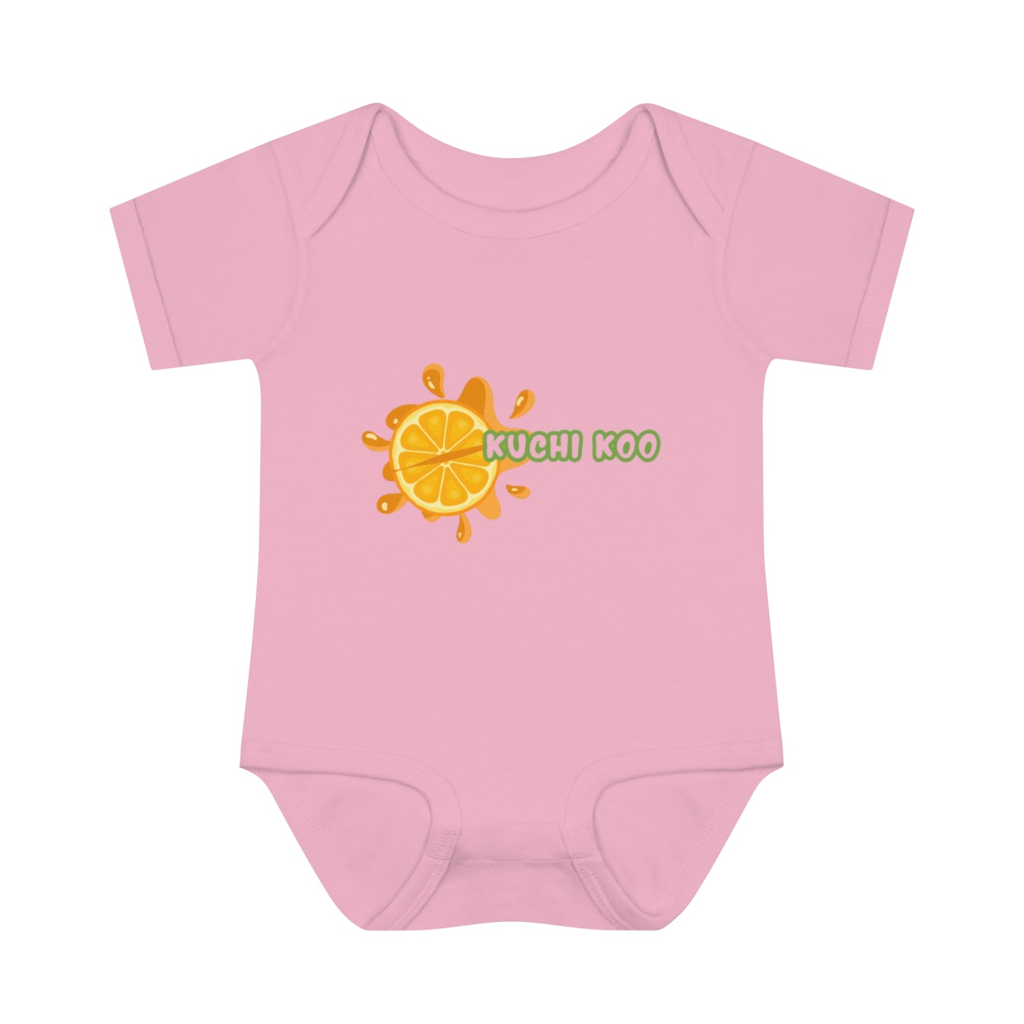 Kuchi Koo Citrus Infant Bodysuit - Cute Baby Rib Onesie