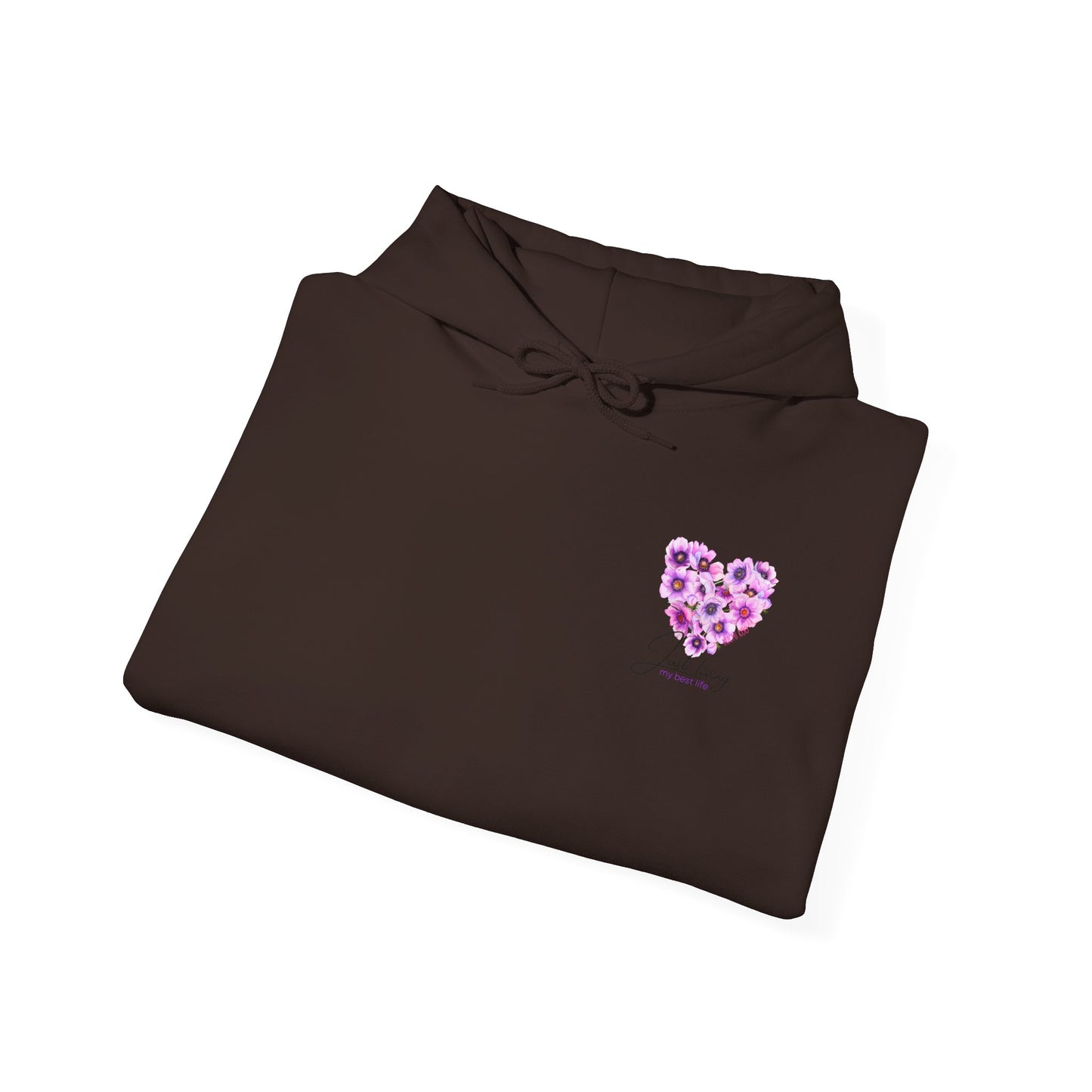 Floral Heart Unisex Hoodie - Cozy & Stylish Sweatshirt for Everyday Comfort