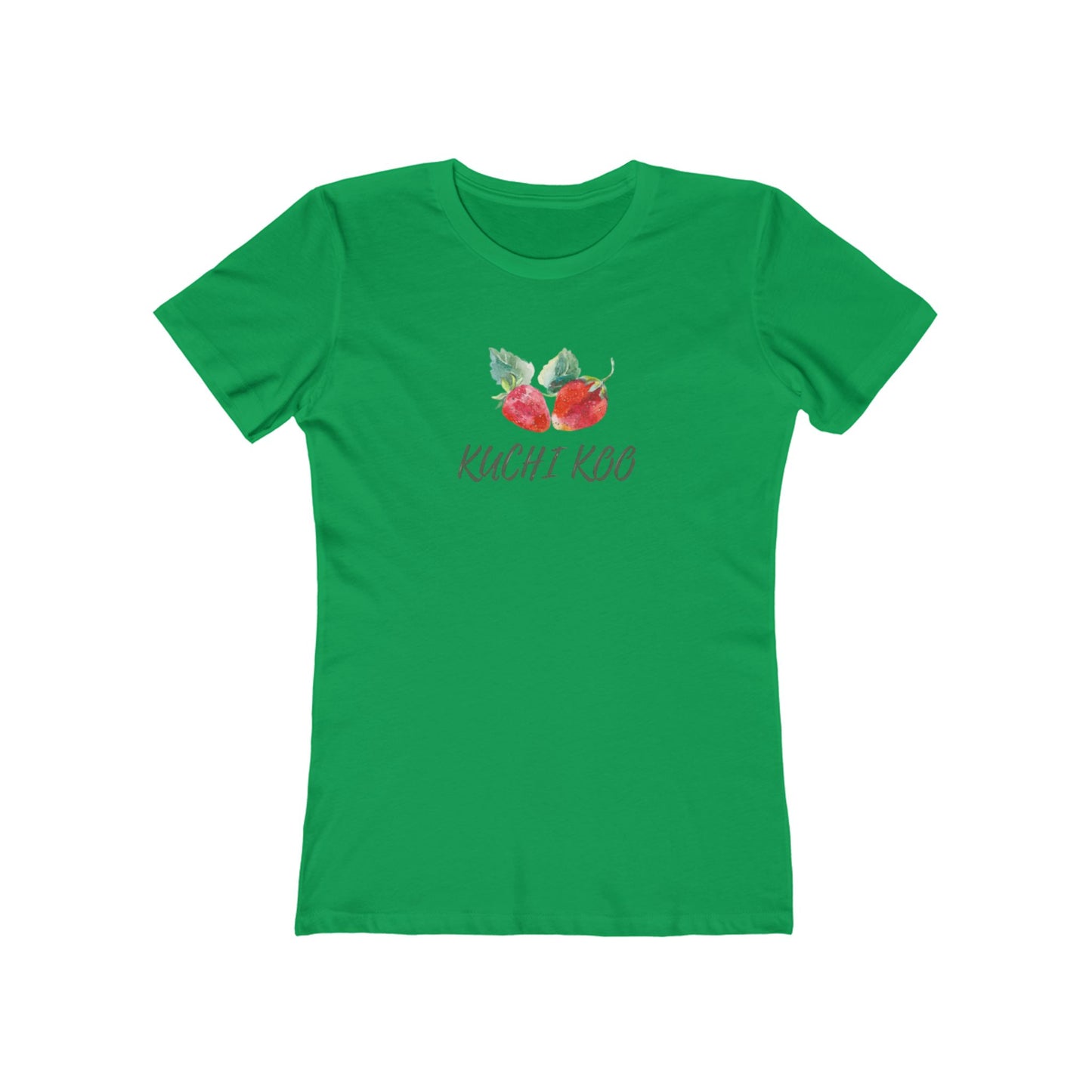 Kuchi Kog Strawberry Boyfriend Tee for Women - Stylish & Comfy Shirt