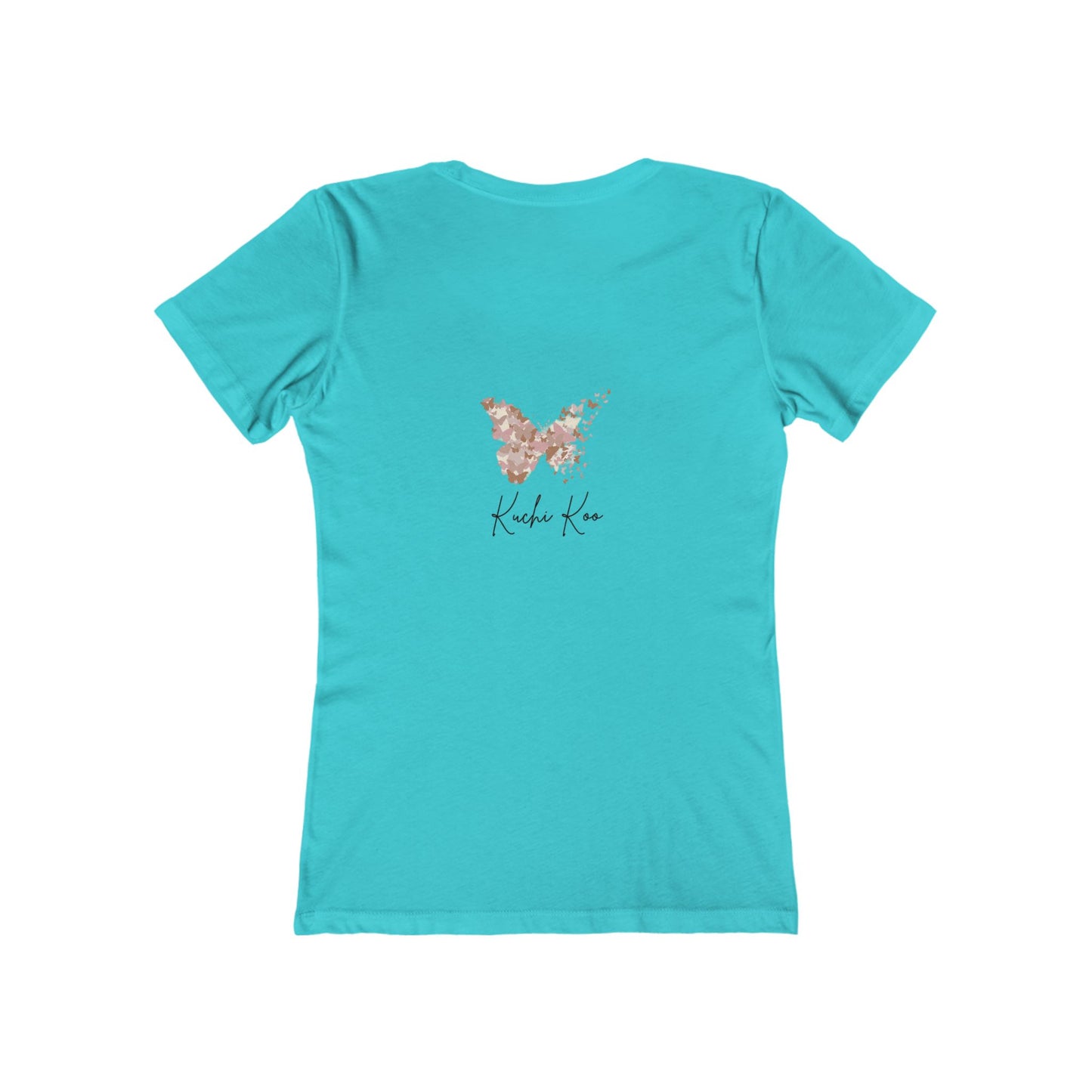 Butterfly Design Women's Boyfriend Tee - Stylish Casual Top