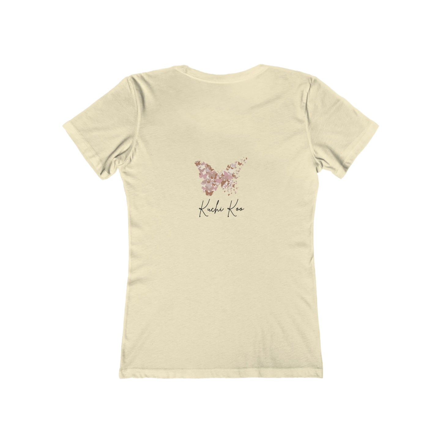 Butterfly Design Women's Boyfriend Tee - Stylish Casual Top