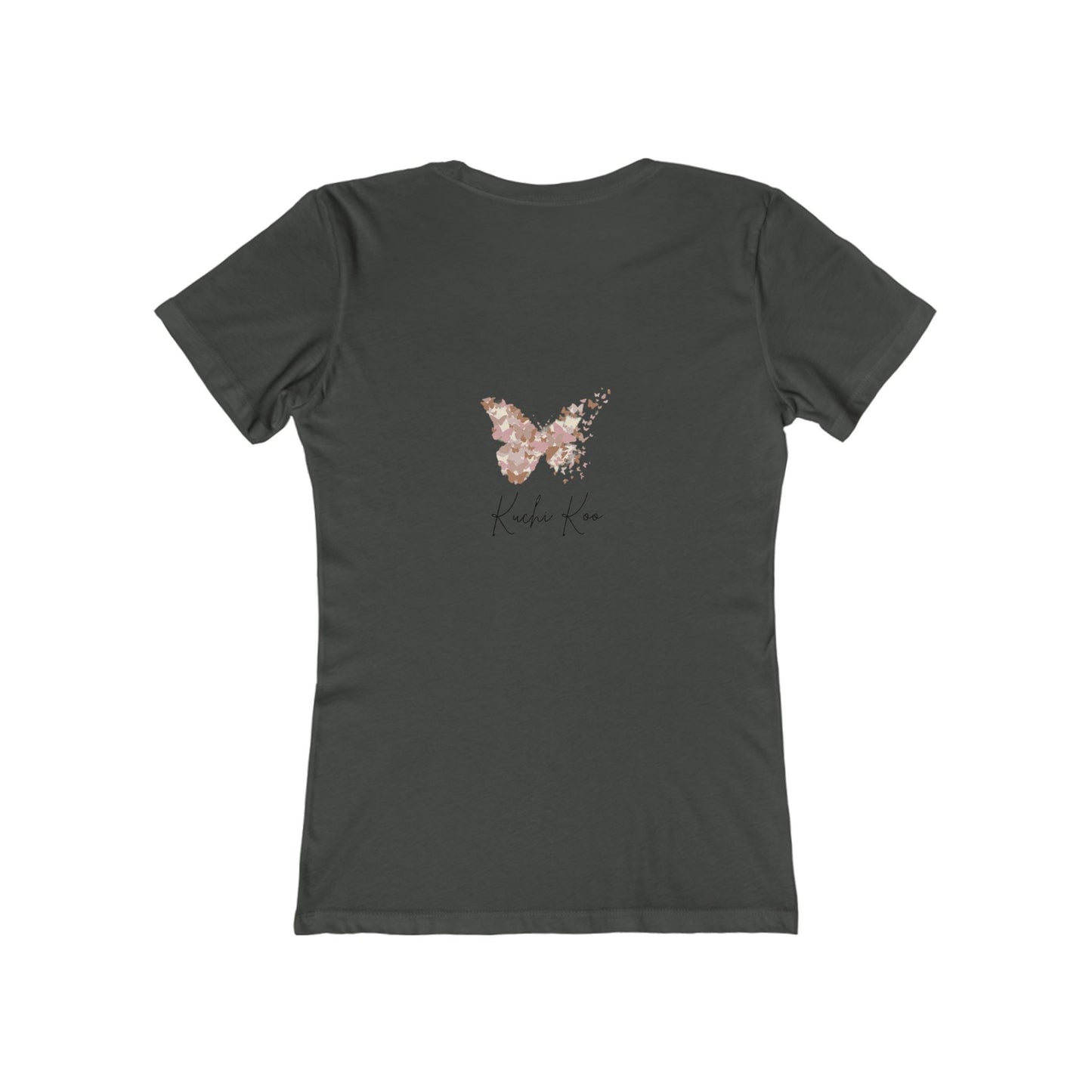 Butterfly Design Women's Boyfriend Tee - Stylish Casual Top