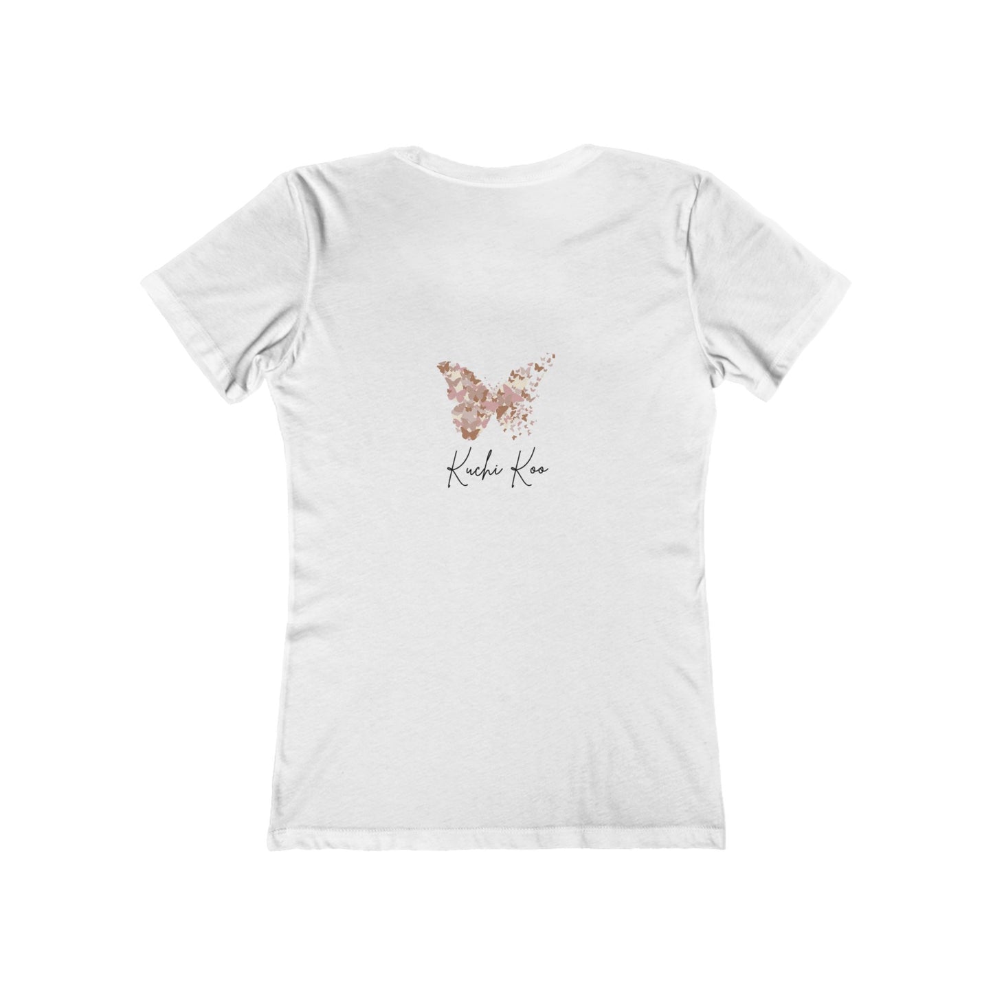 Butterfly Design Women's Boyfriend Tee - Stylish Casual Top