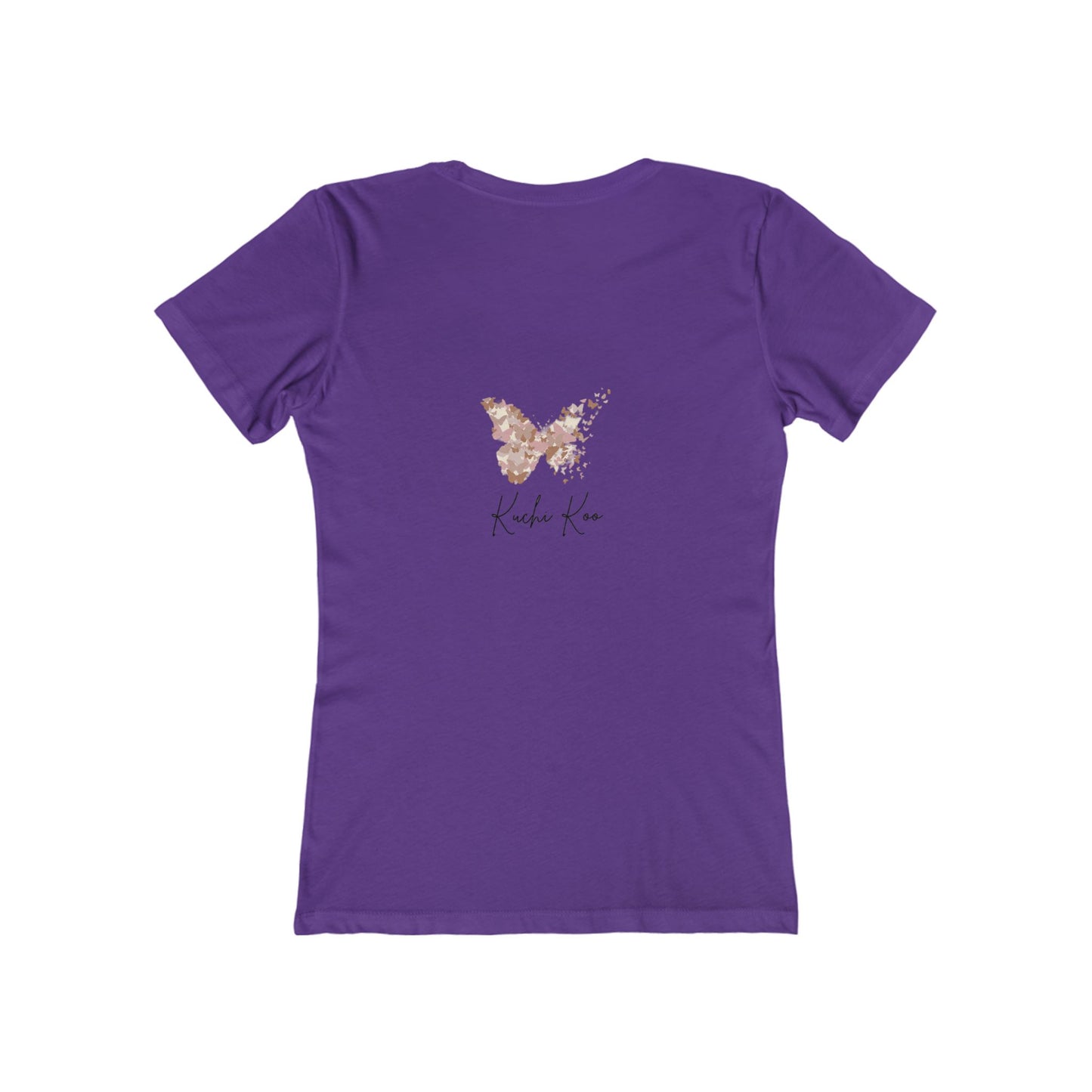 Butterfly Design Women's Boyfriend Tee - Stylish Casual Top