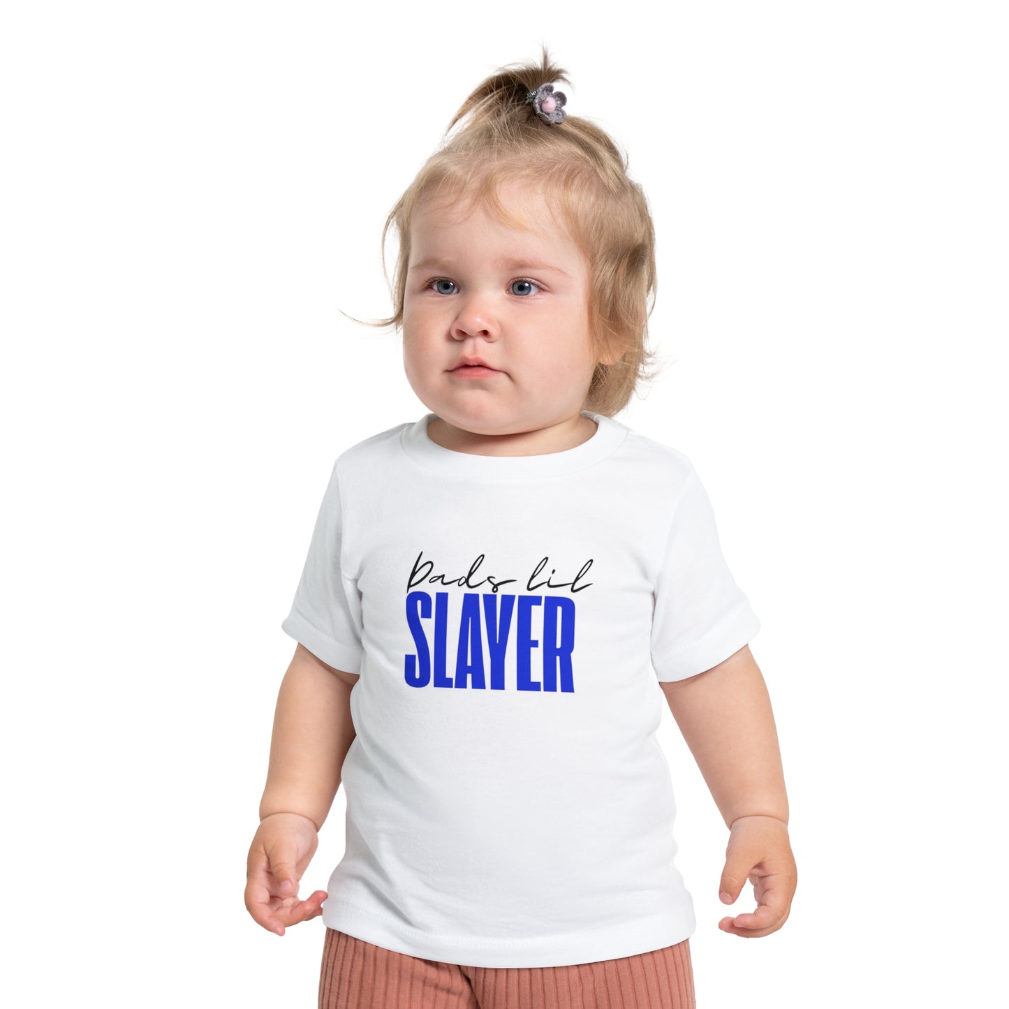 Bads Lil Slayer Baby Short Sleeve T-Shirt | Cute Animal Design