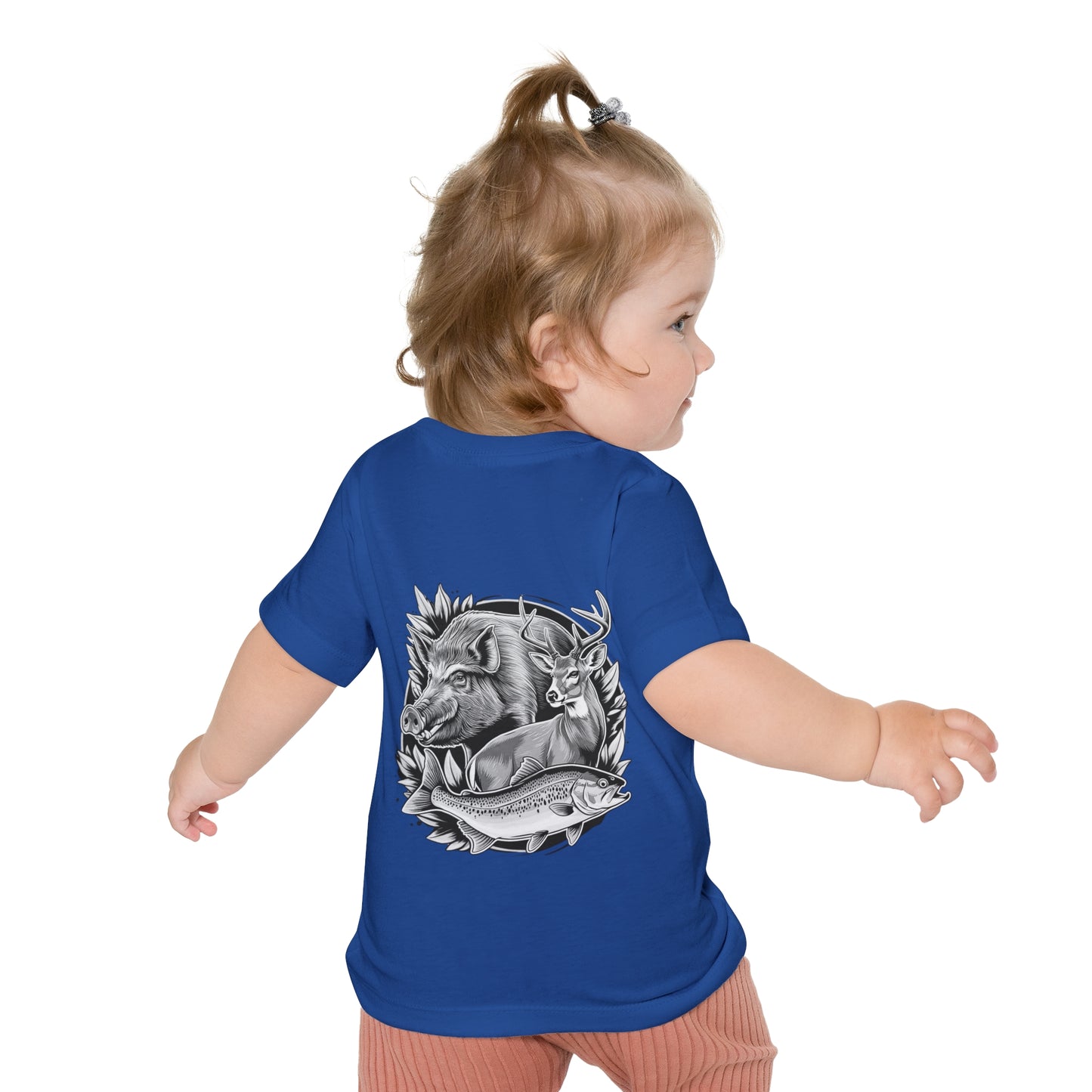 Mum's Lil Hunter Baby T-Shirt - Cute Outdoor Wildlife Graphic Tee