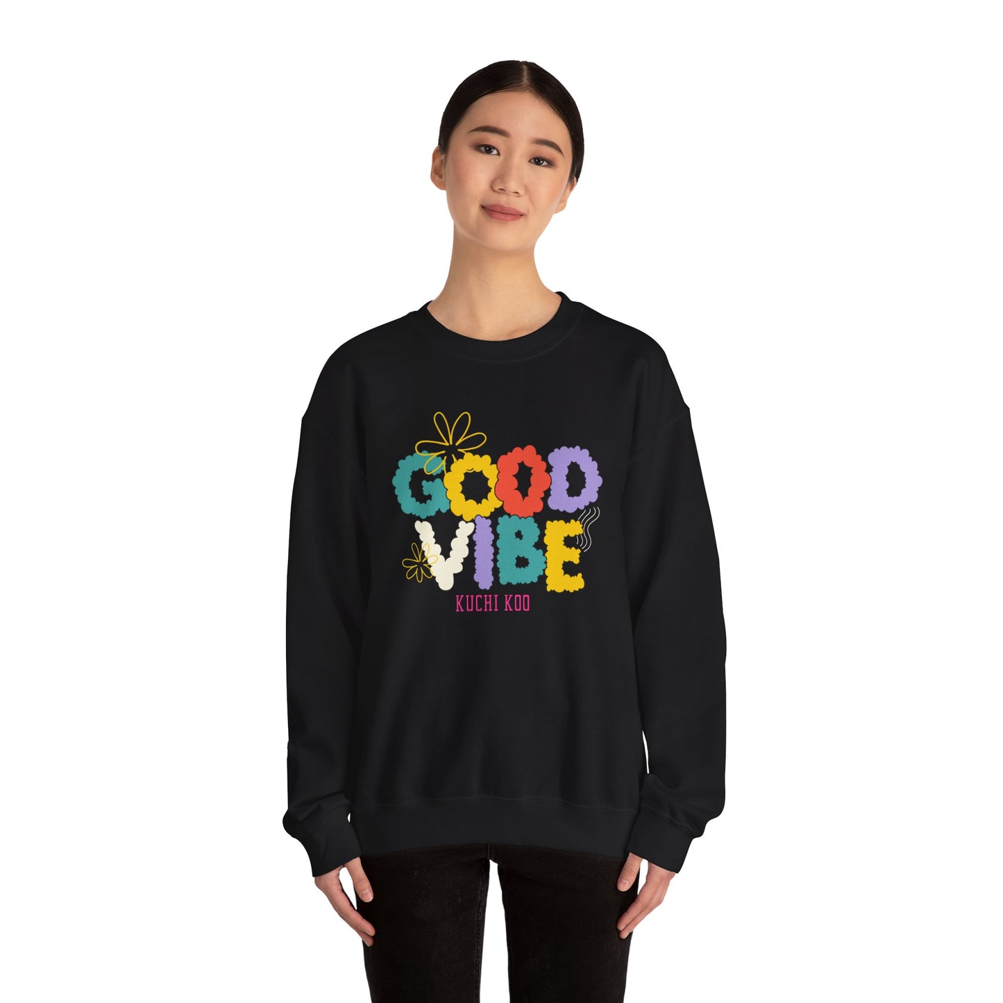 Good Vibe Unisex Heavy Blend™ Crewneck Sweatshirt