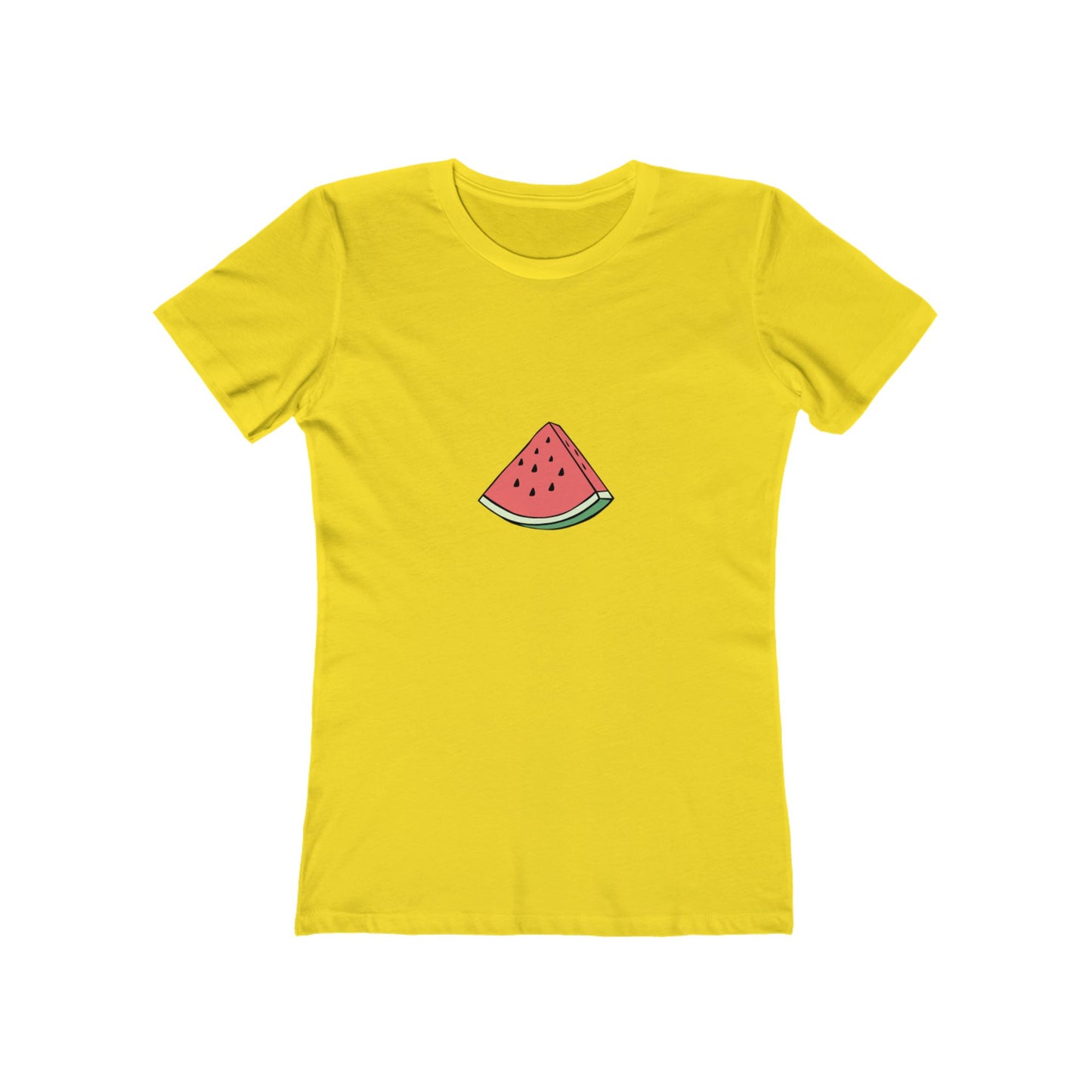 Watermelon Graphic Boyfriend Tee for Women - Casual Summer Style
