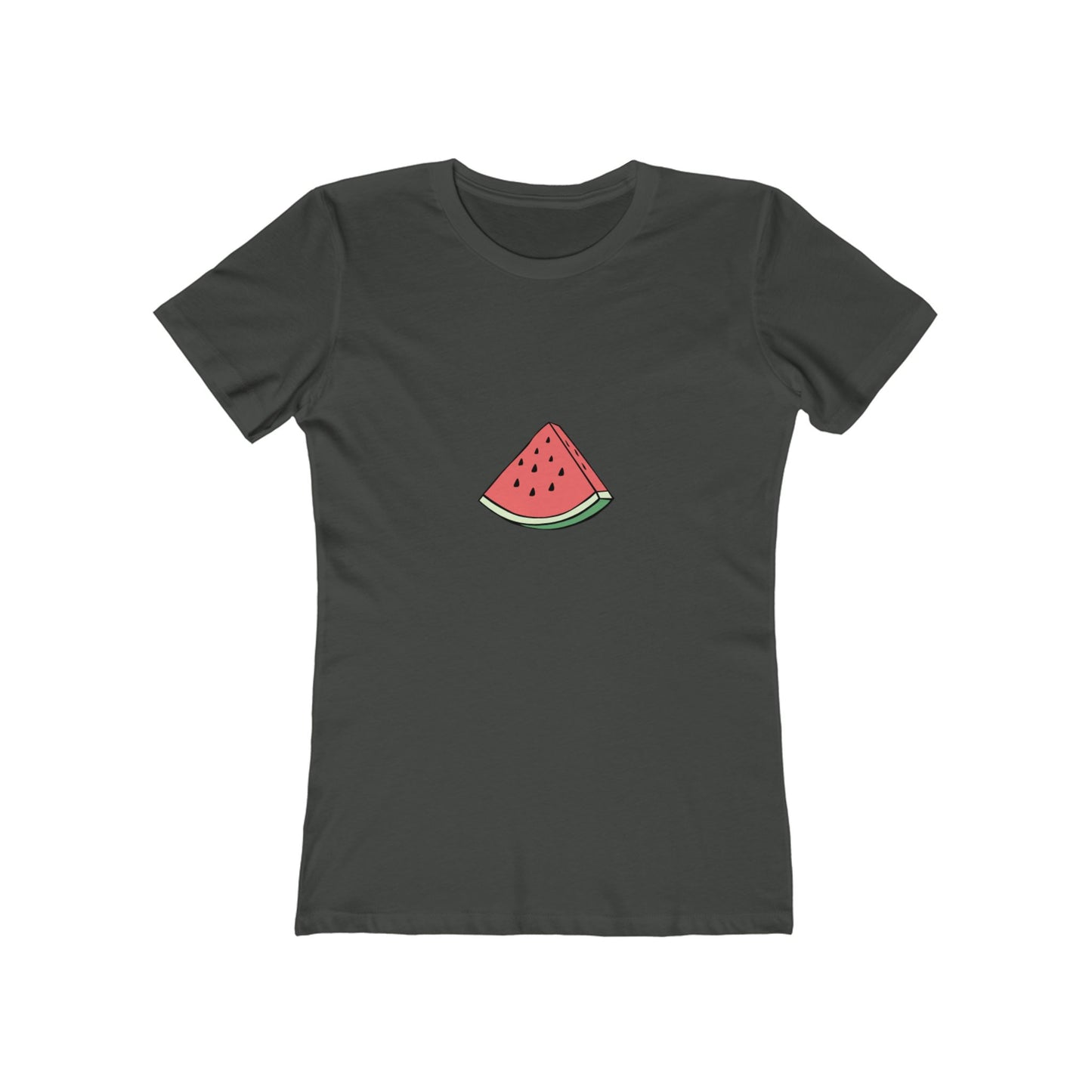 Watermelon Graphic Boyfriend Tee for Women - Casual Summer Style