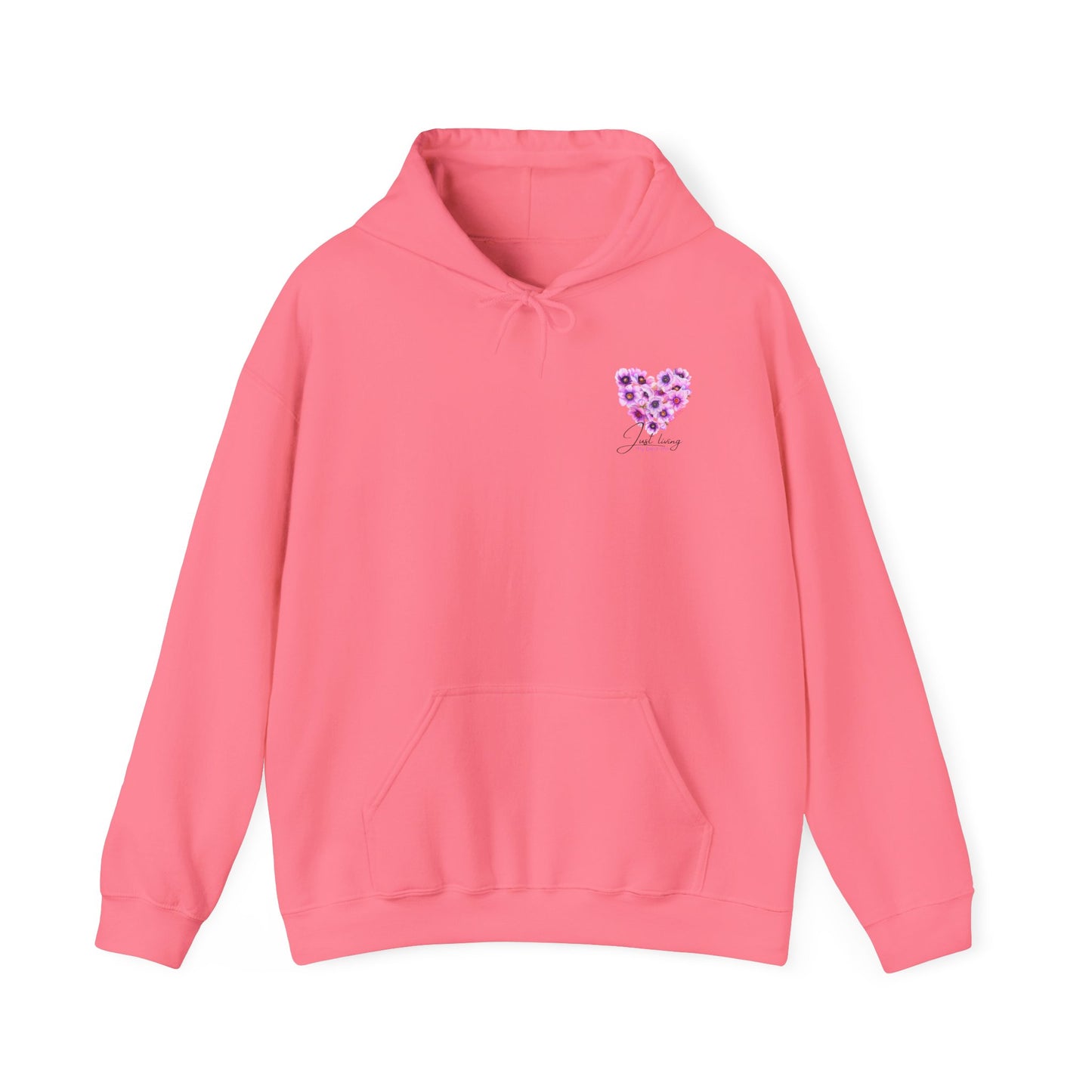 Floral Heart Unisex Hoodie - Cozy & Stylish Sweatshirt for Everyday Comfort