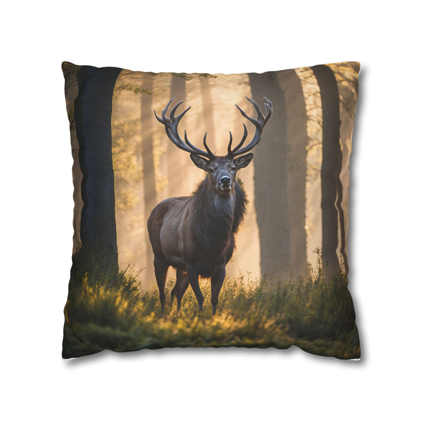 Majestic Deer Decorative Pillowcase - Nature-Inspired Home Decor