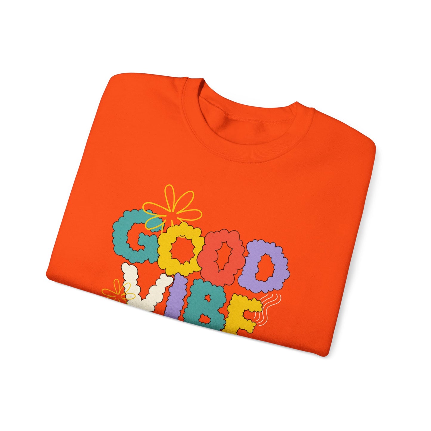 Good Vibe Unisex Heavy Blend™ Crewneck Sweatshirt